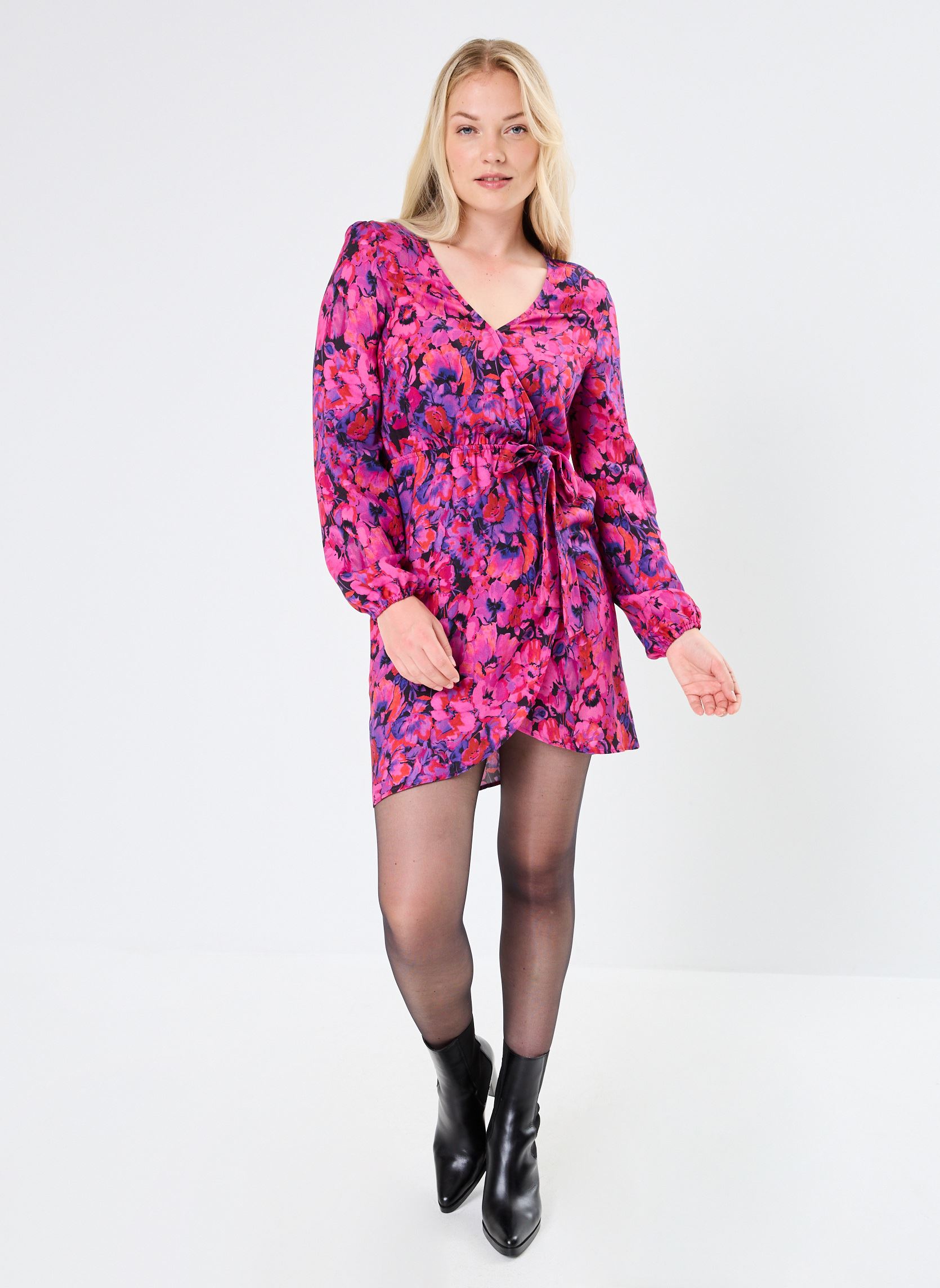 Jurken RENNO dames roze Georgia Rose Jurken RENNO dames roze ROSE FUSCHIA
