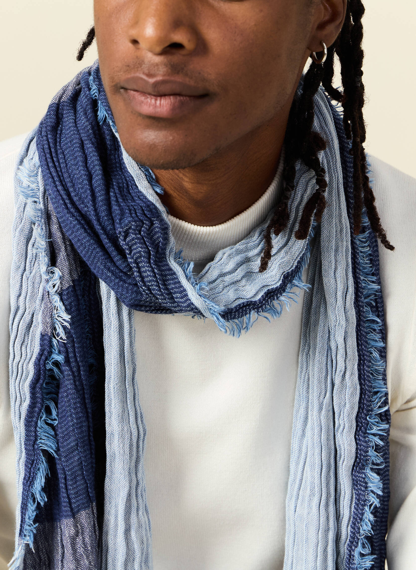 Echarpes Echarpes, Foulards - NEWFONI2H homme bleu Bonobo Echarpes Echarpes, Foulards - NEWFONI2H homme bleu Bleu marine