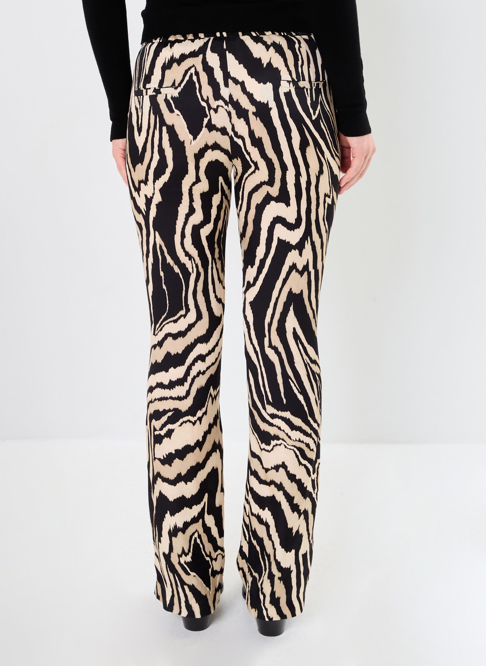 Pantaloni larghi PAMBODGIA donna beige Georgia Rose Pantaloni larghi PAMBODGIA donna beige BEIGE