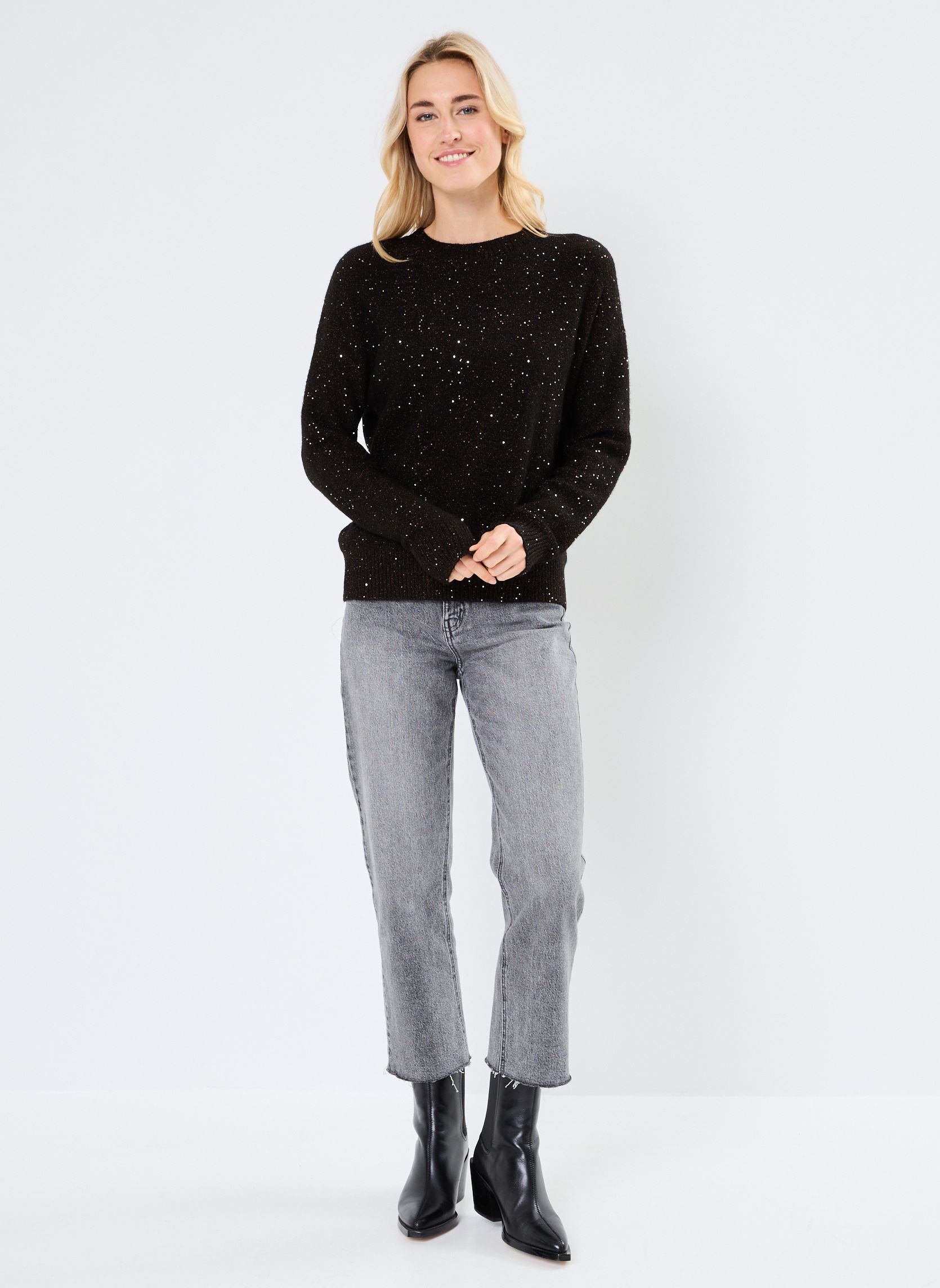 Truien MARSAN dames zwart MADE BY Truien MARSAN dames zwart JET BLACK