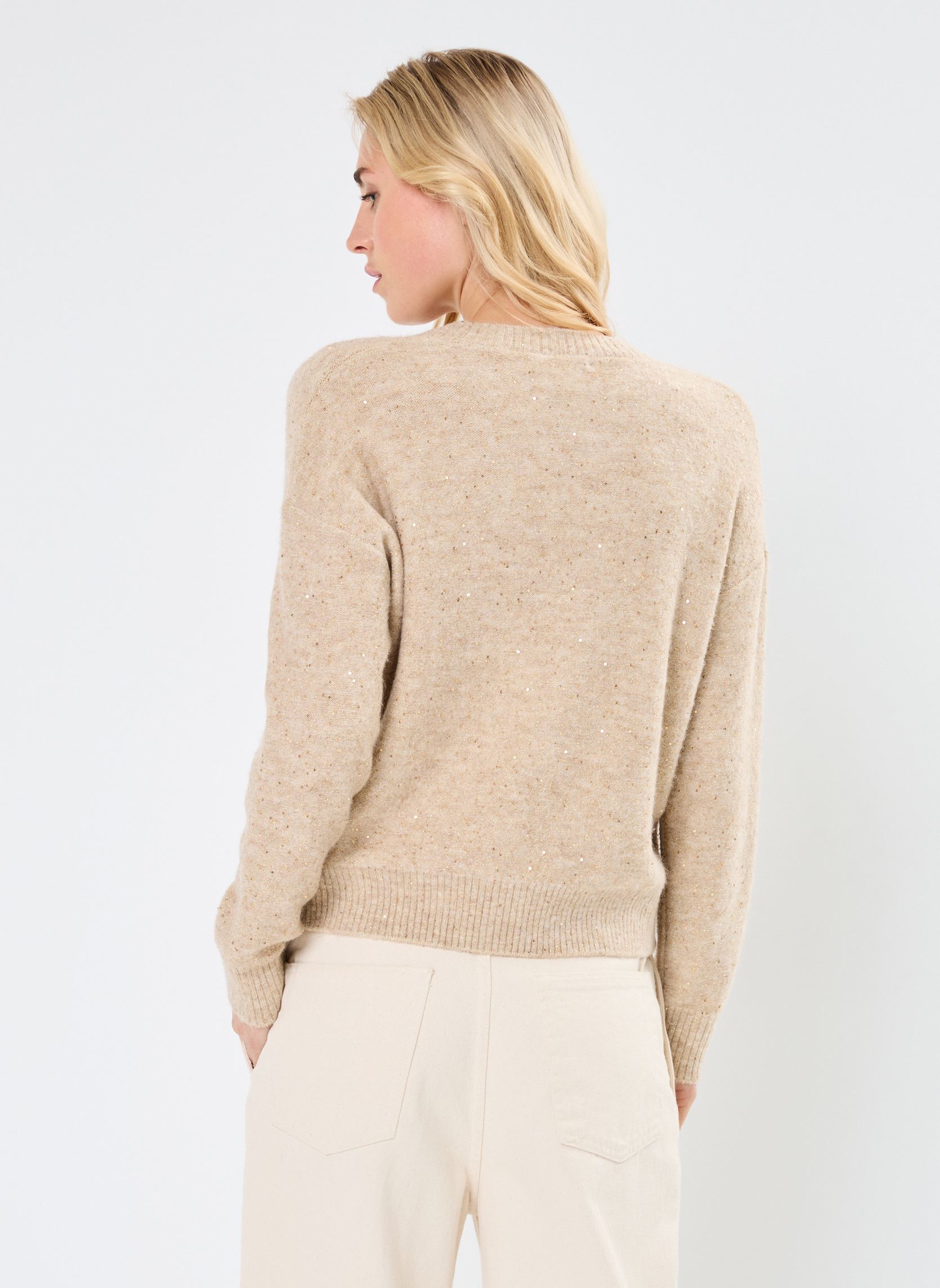 Pullover MARSAN damen beige MADE BY Pullover MARSAN damen beige MELANGE BEIGE