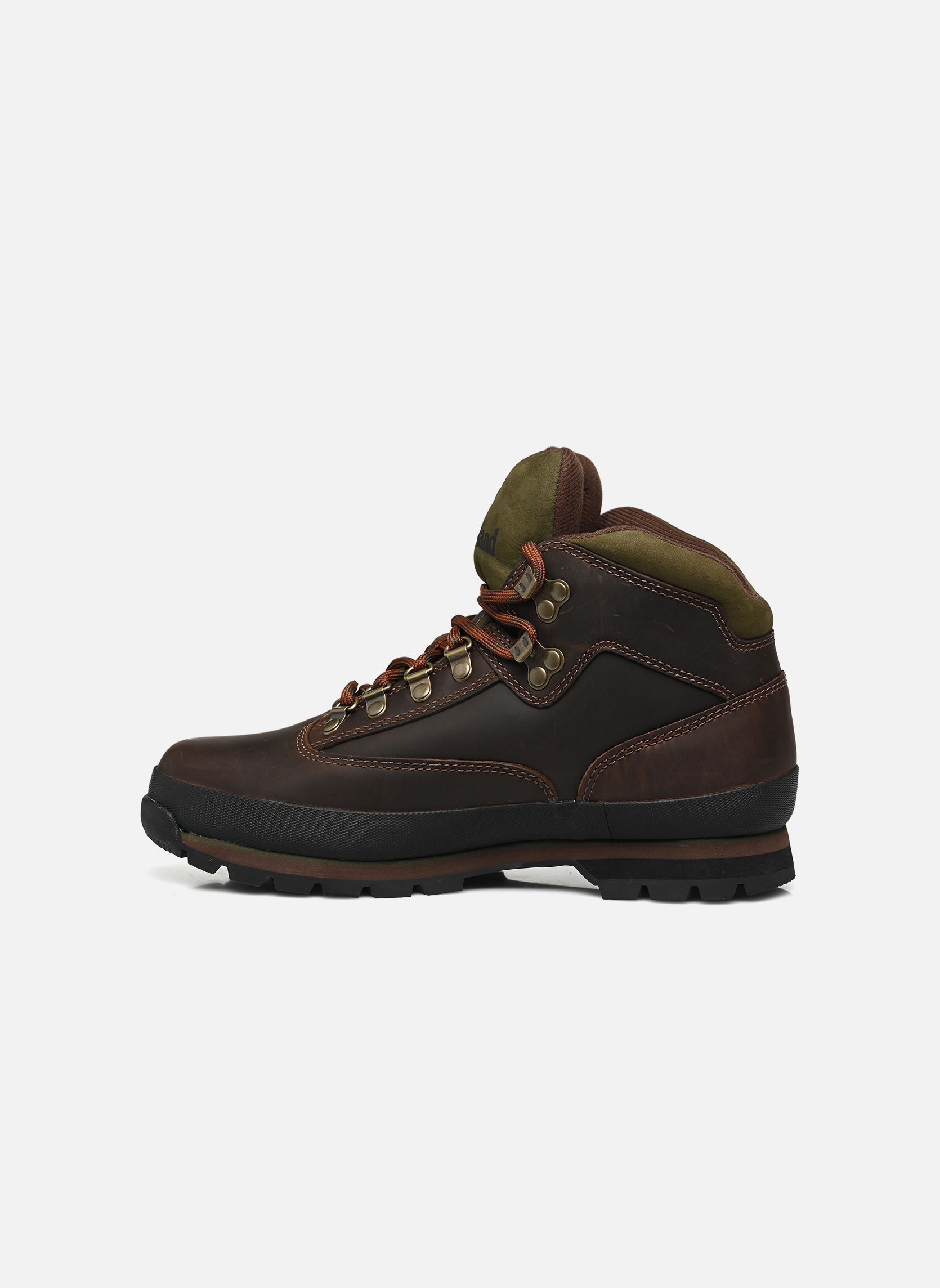 Bottines à lacets EURO HIKER MID LACE BOOT homme marron Timberland Bottines à lacets EURO HIKER MID LACE BOOT homme marron BROWN