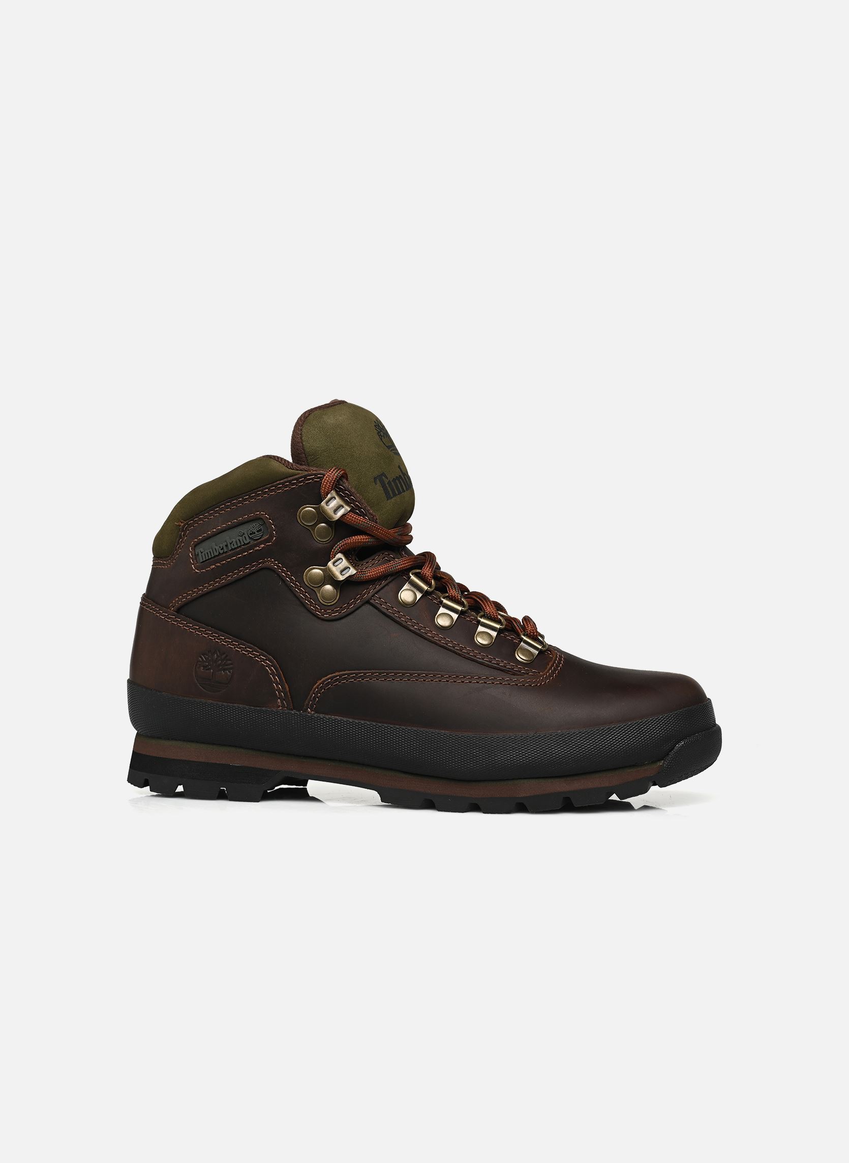 Bottines à lacets EURO HIKER MID LACE BOOT homme marron Timberland Bottines à lacets EURO HIKER MID LACE BOOT homme marron BROWN