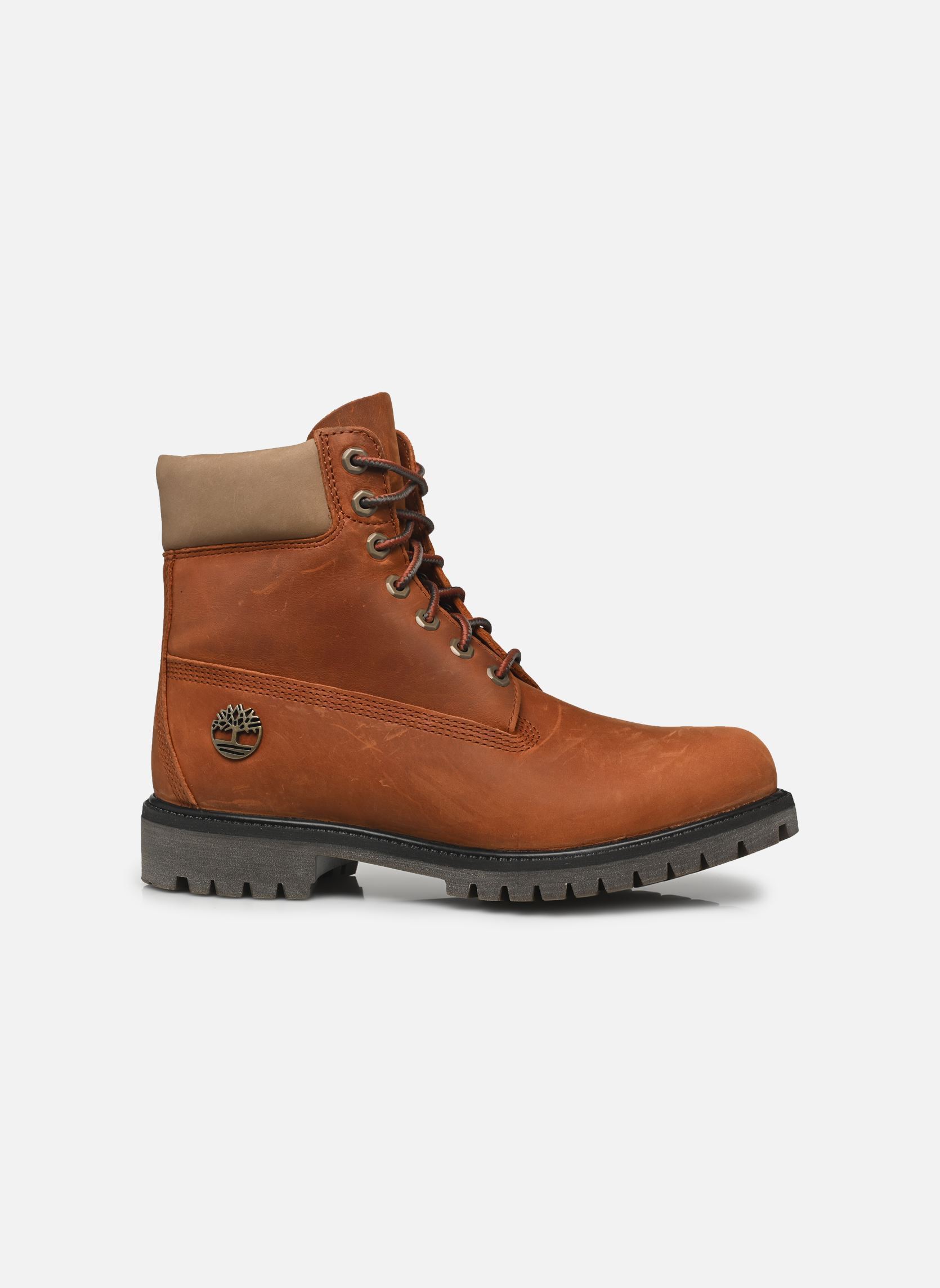 Bottines à lacets 6 homme marron Timberland Bottines à lacets 6 homme marron MEDIUM ORANGE FULL GRAIN