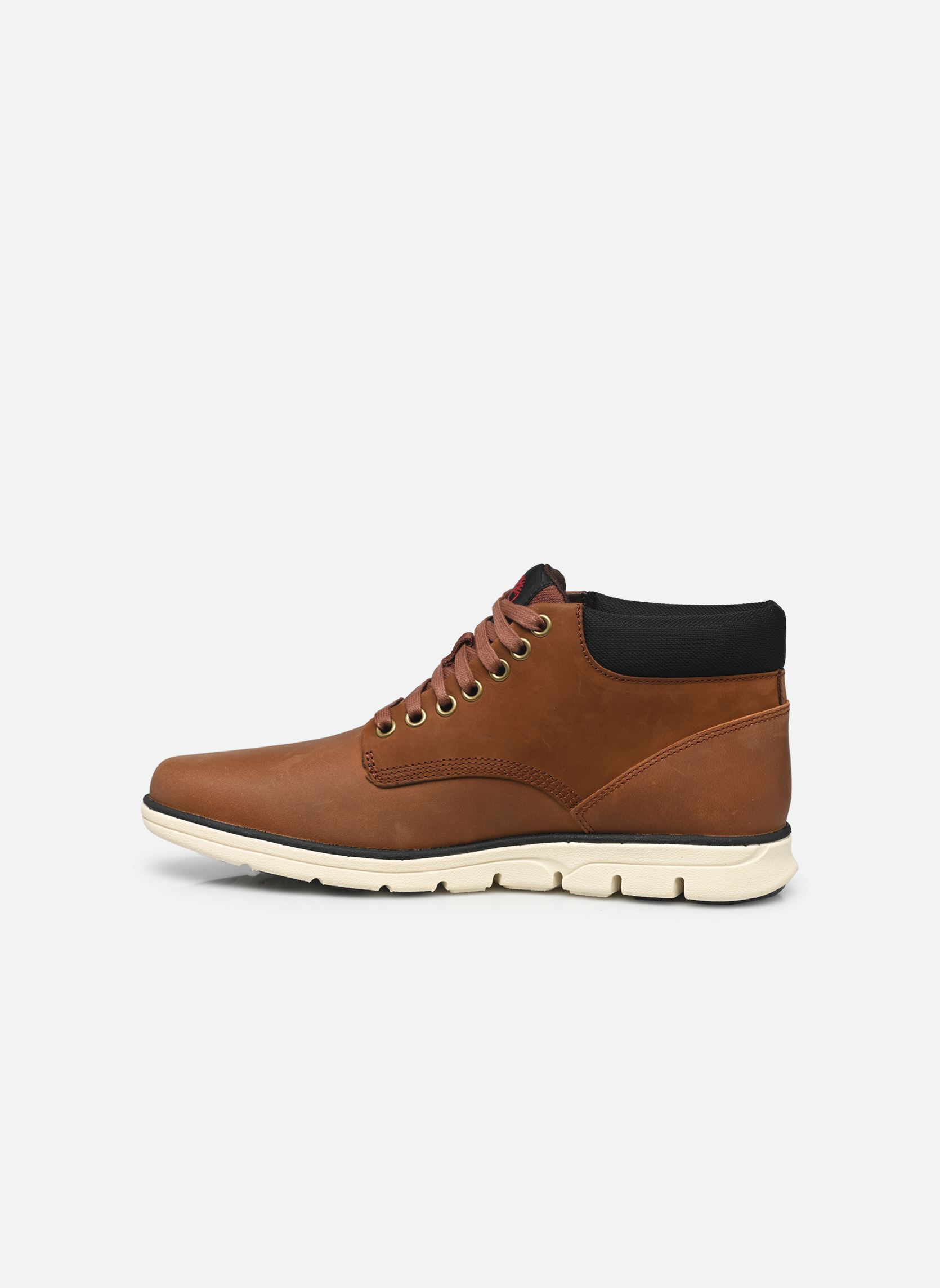 Botines con cordones Bradstreet mid lace sneaker hombre marrón Timberland Botines con cordones Bradstreet mid lace sneaker hombre marrón BROWN