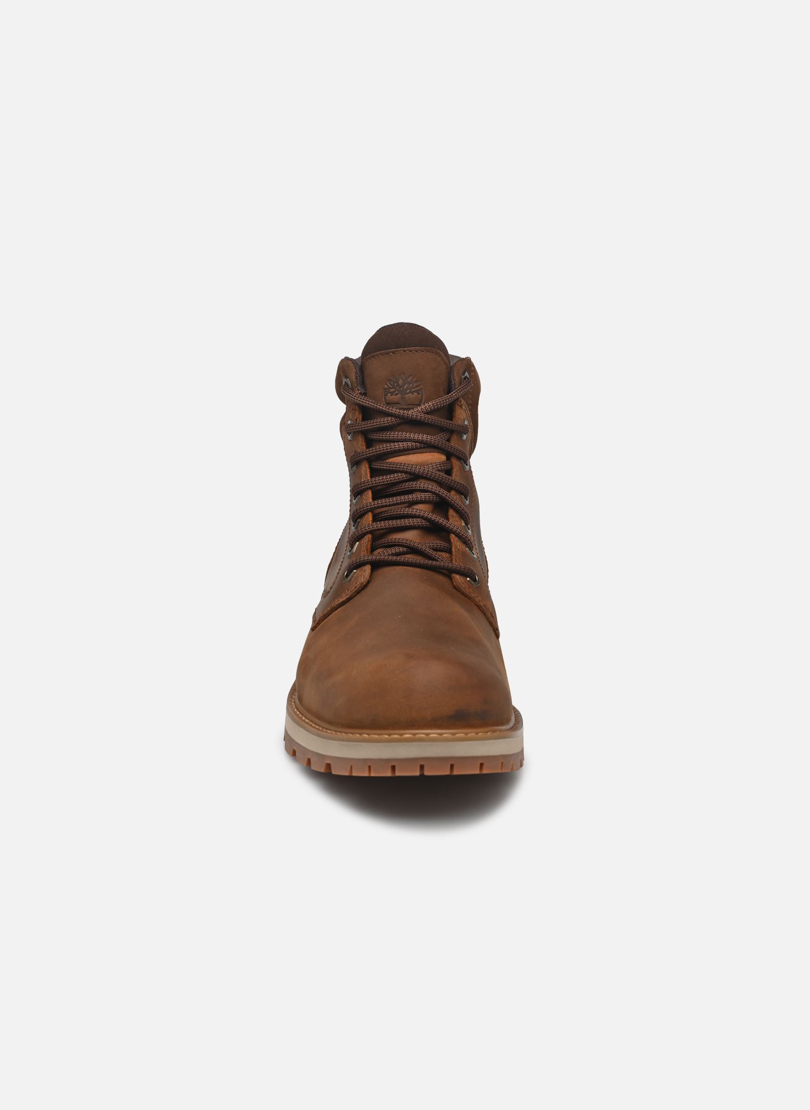 Stivaletti con lacci Britton road mid lace waterproof boot uomo marrone Timberland Stivaletti con lacci Britton road mid lace waterproof boot uomo marrone RUST FULL GRAIN