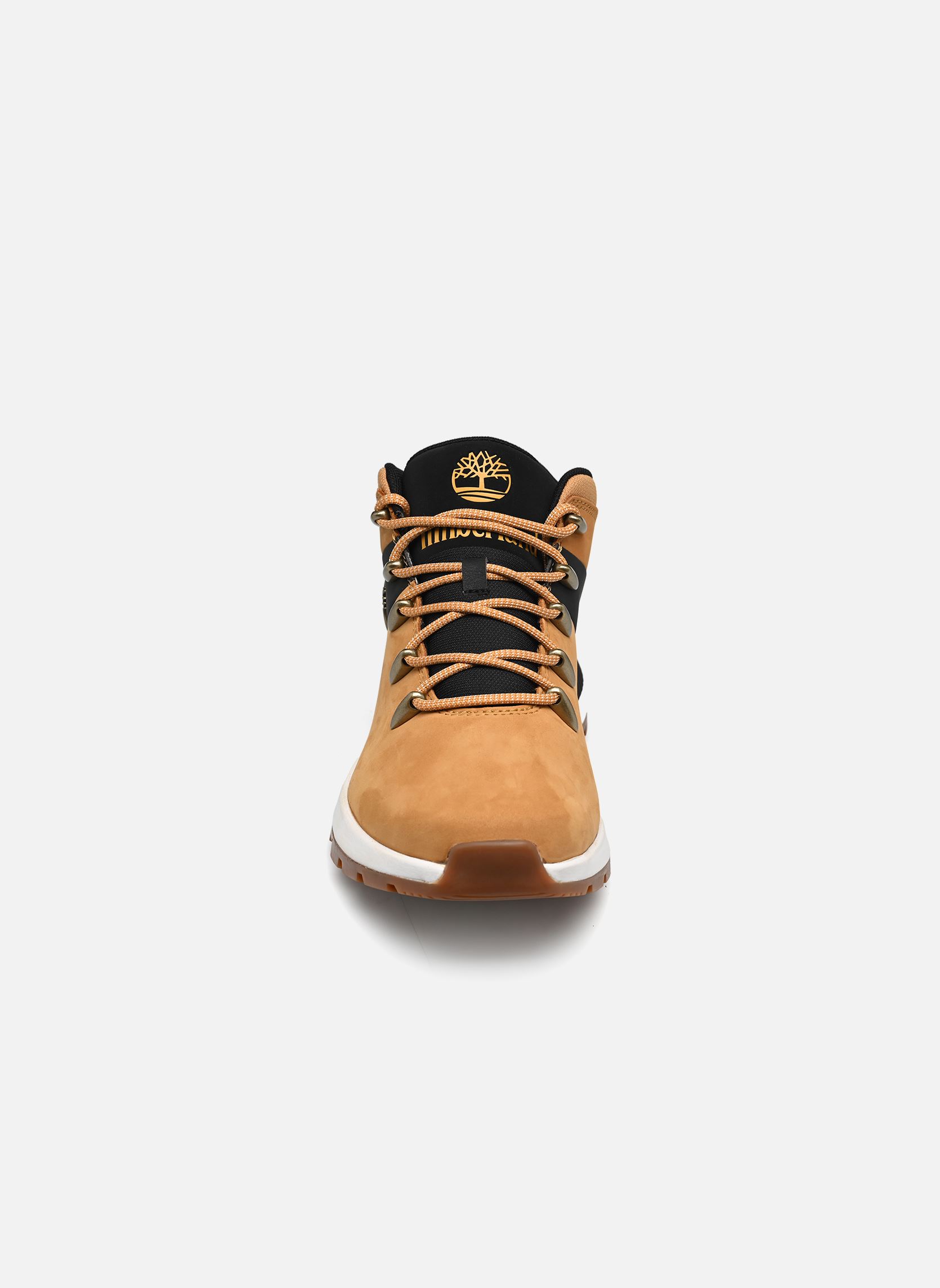 Geschnürte Stiefeletten Sprint Trekker Mid H herren schwarz Timberland Geschnürte Stiefeletten Sprint Trekker Mid H herren schwarz WHEAT NUBUCK W BLACK