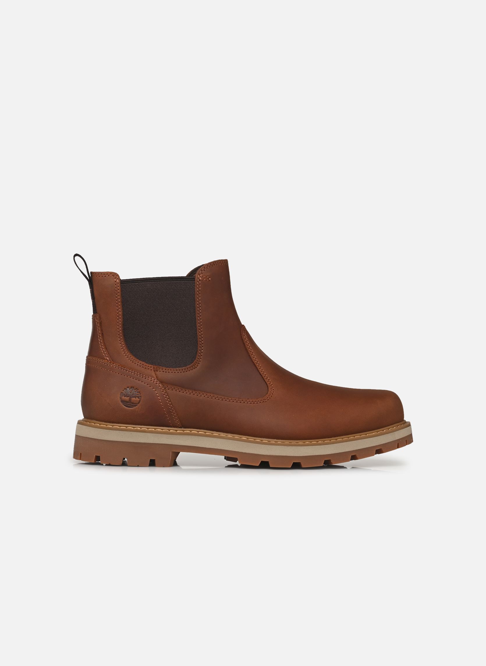 Bottines et boots BRITTON ROAD MID CHELSEA BOOT homme marron Timberland Bottines et boots BRITTON ROAD MID CHELSEA BOOT homme marron RUST FULL GRAIN