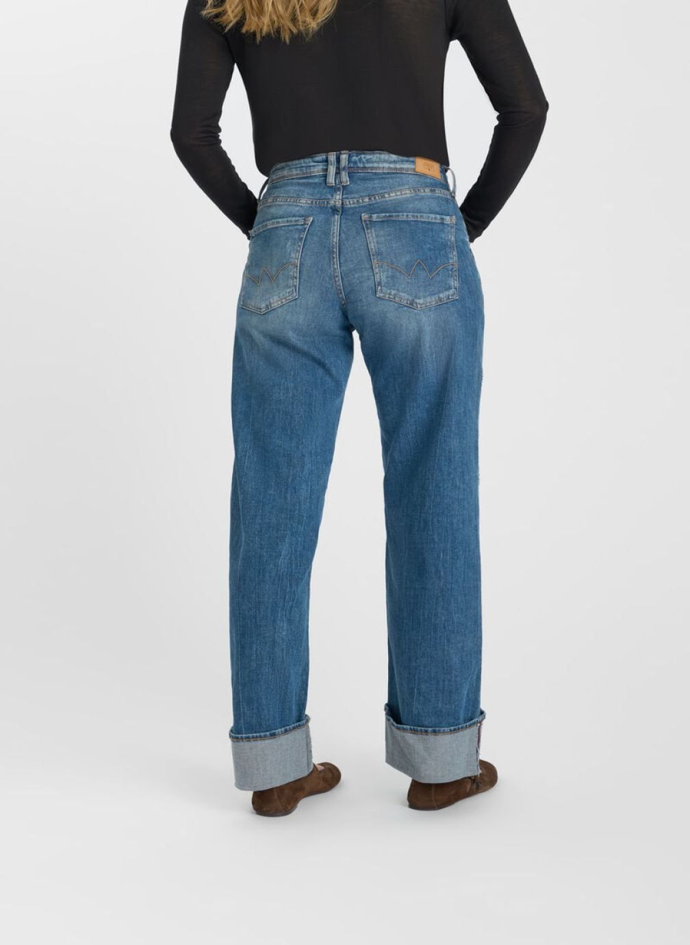 Jeans Le Temps Des Cerises Regular Bleu Marine Enduit SPECTRA NAVY - Neuf Avec étiquettes - Femme