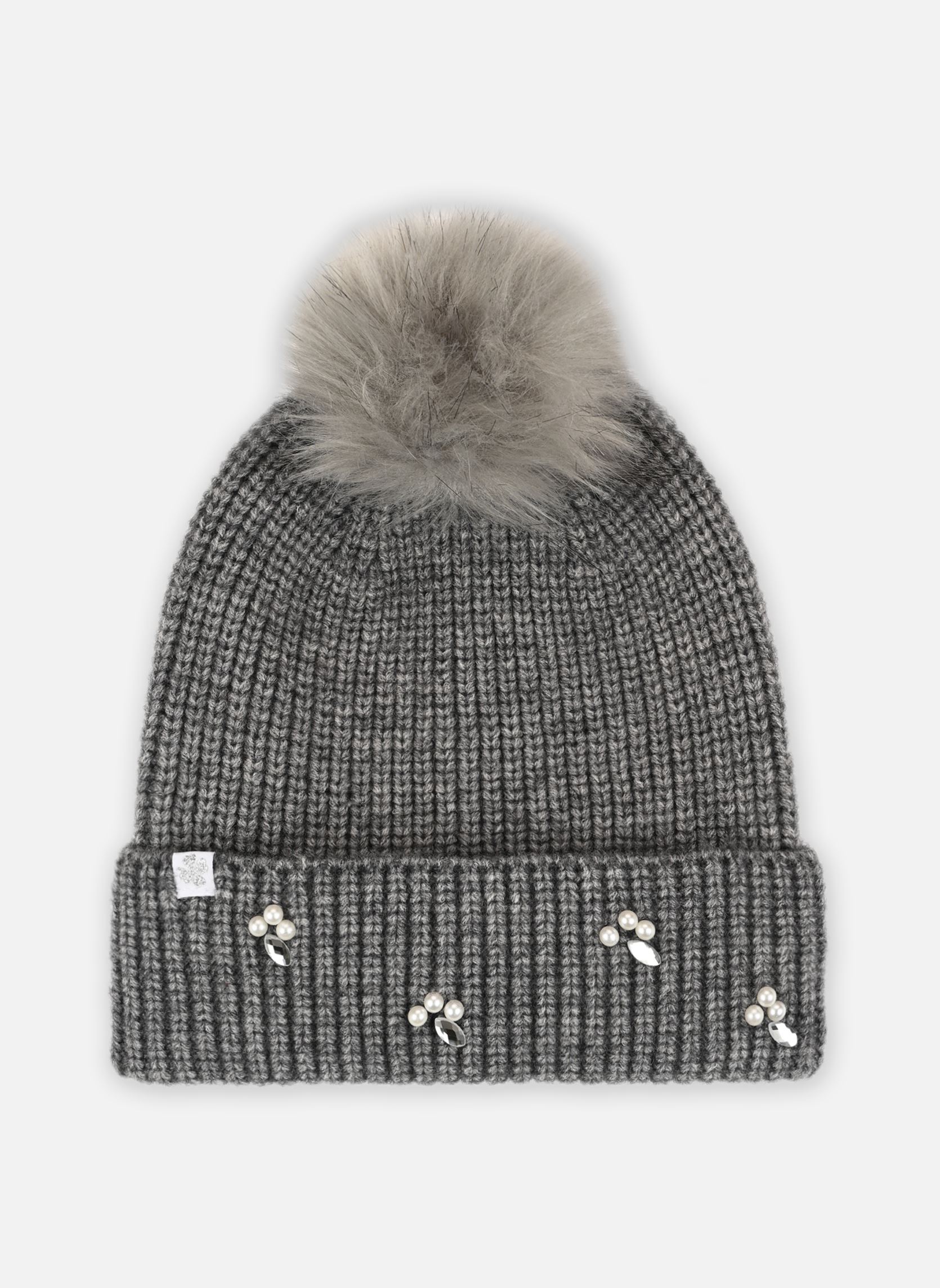 Bonnets LADIES KNITTED HAT femme gris Molly Bracken Bonnets LADIES KNITTED HAT femme gris LIGHT GREY