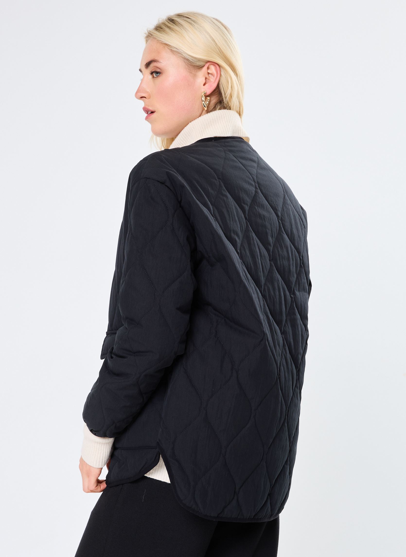 Giacche in jeans LADIES WOVEN JACKET donna nero Molly Bracken Giacche in jeans LADIES WOVEN JACKET donna nero BLACK