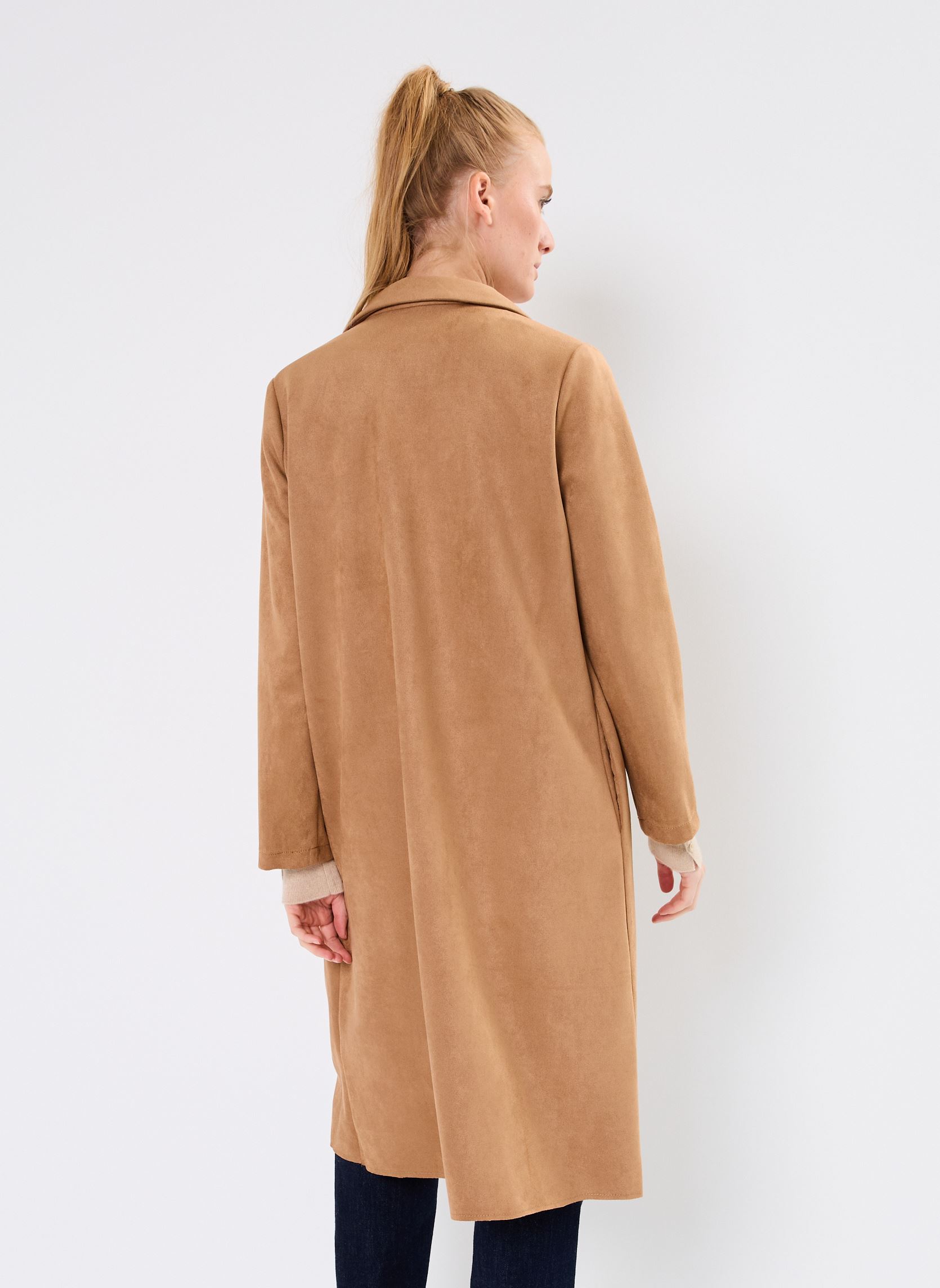 Mäntel LADIES WOVEN COAT damen braun Molly Bracken Mäntel LADIES WOVEN COAT damen braun CAMEL