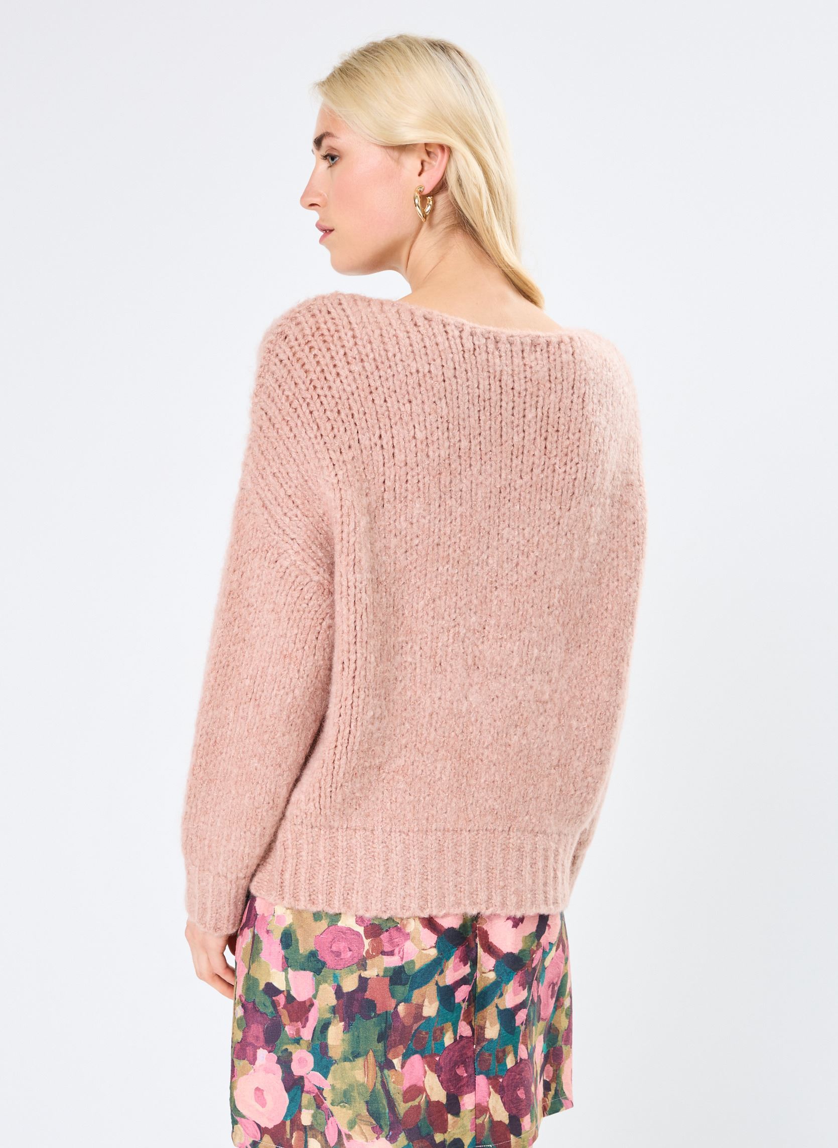Pullover LADIES KNITTED SWEATER LIGHT PINK damen rosa Molly Bracken Pullover LADIES KNITTED SWEATER LIGHT PINK damen rosa PINK