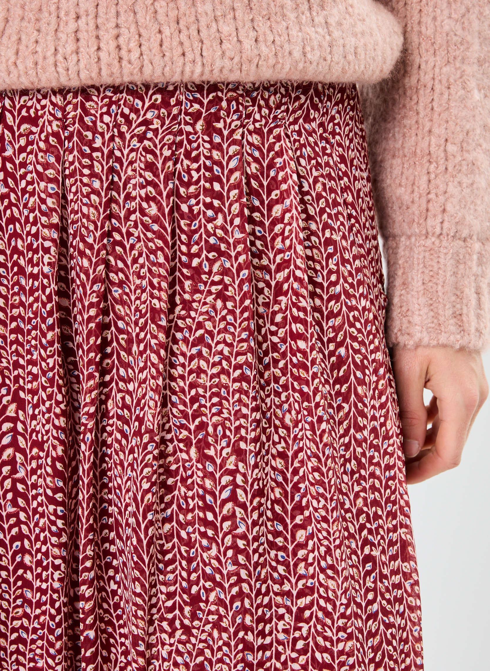 Lange rokken LADIES WOVEN SKIRT dames rood Molly Bracken Lange rokken LADIES WOVEN SKIRT dames rood DARK RED MONA