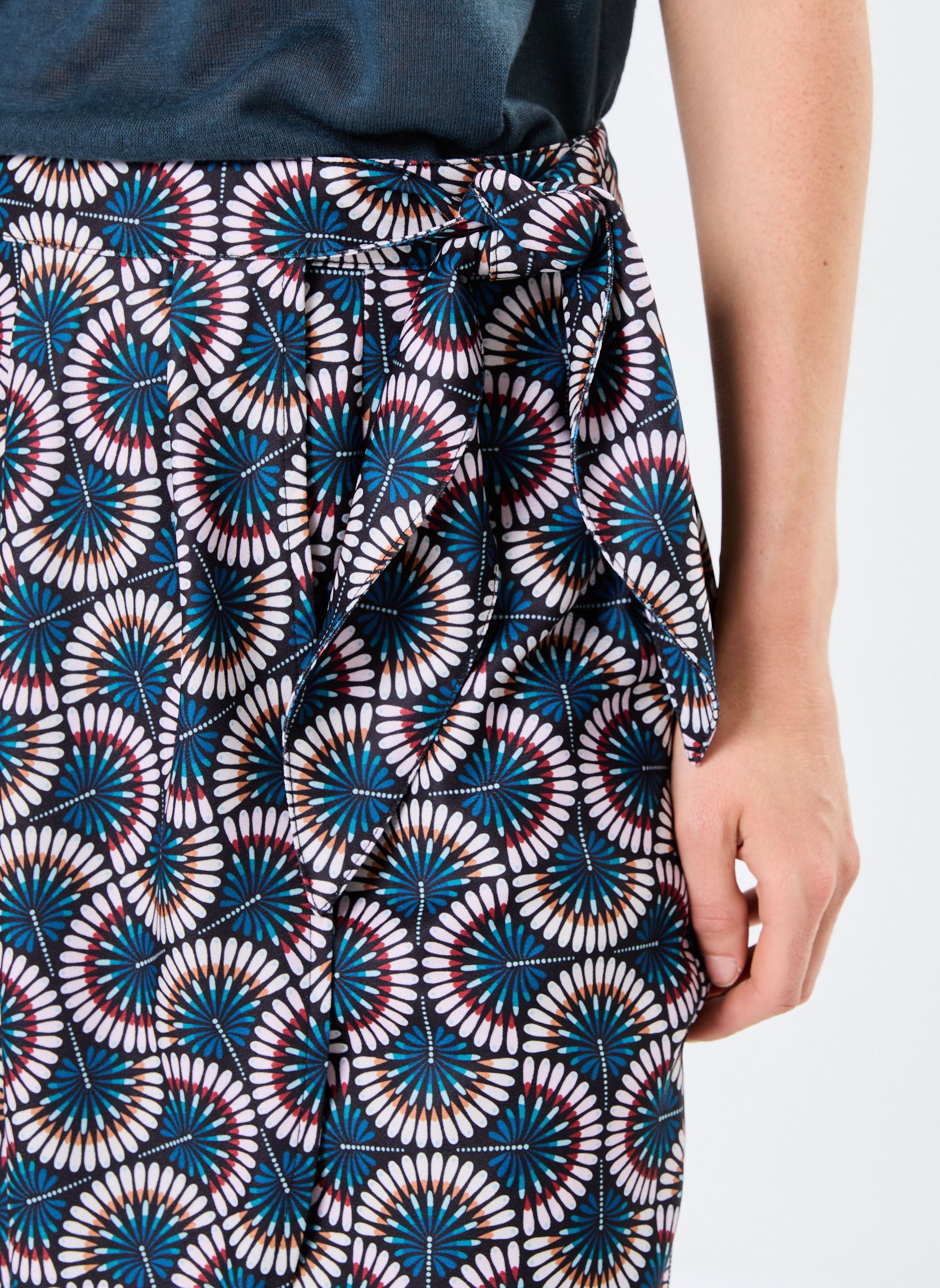 Jupes longues LADIES WOVEN SKIRT femme multicolore Molly Bracken Jupes longues LADIES WOVEN SKIRT femme multicolore DUCK BLUE NORA