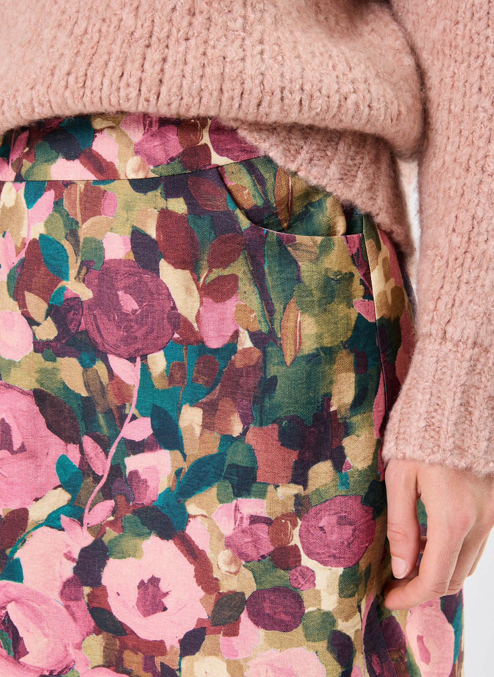 Lange rokken LADIES WOVEN SKIRT dames meerkleurig Molly Bracken Lange rokken LADIES WOVEN SKIRT dames meerkleurig PINK LALLIE