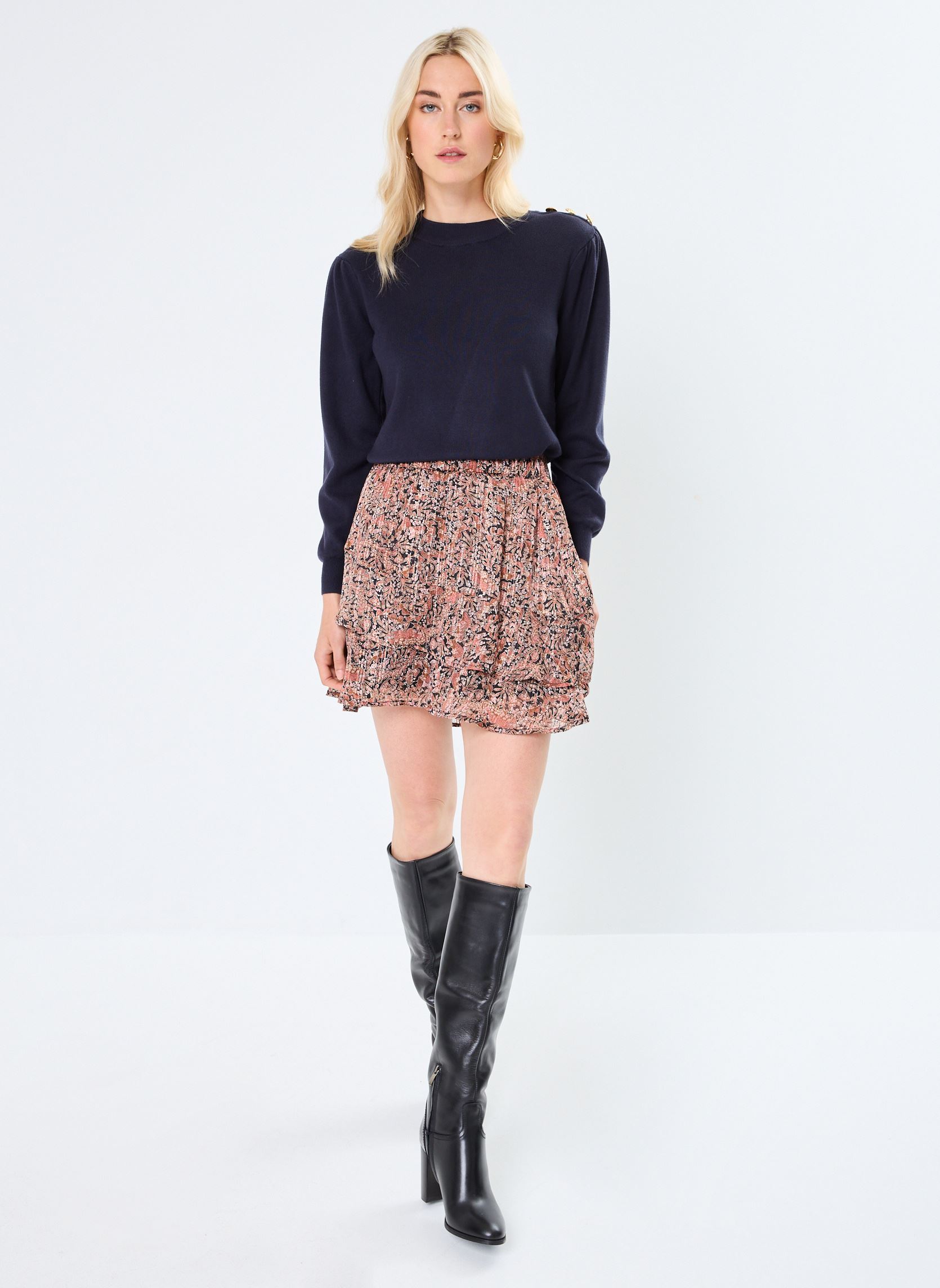Lange rokken LADIES WOVEN SKIRT dames paars Molly Bracken Lange rokken LADIES WOVEN SKIRT dames paars RUST LEELA