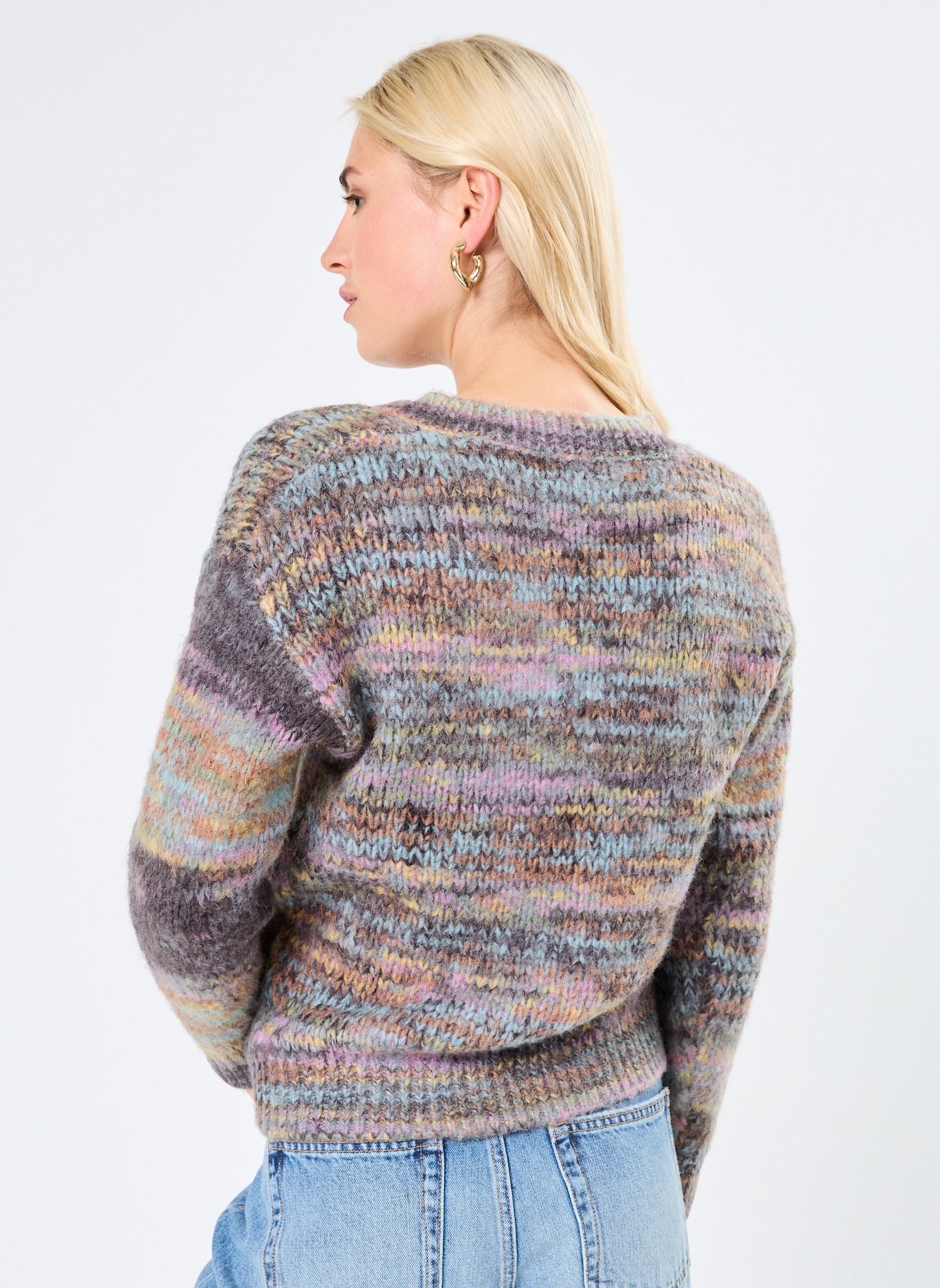 Pullover LADIES KNITTED SWEATER damen grau Molly Bracken Pullover LADIES KNITTED SWEATER damen grau GREY