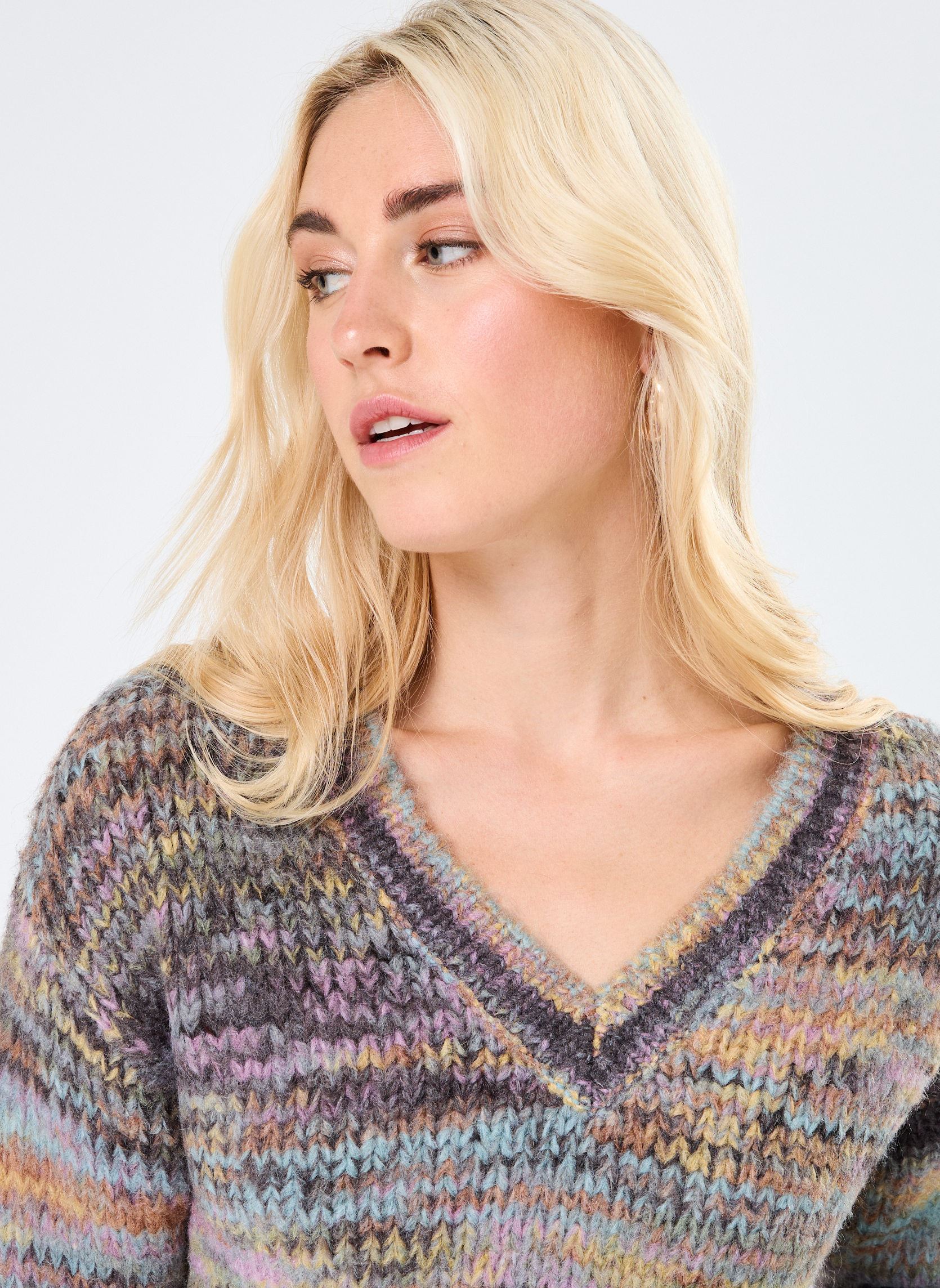 Pullover LADIES KNITTED SWEATER damen grau Molly Bracken Pullover LADIES KNITTED SWEATER damen grau GREY