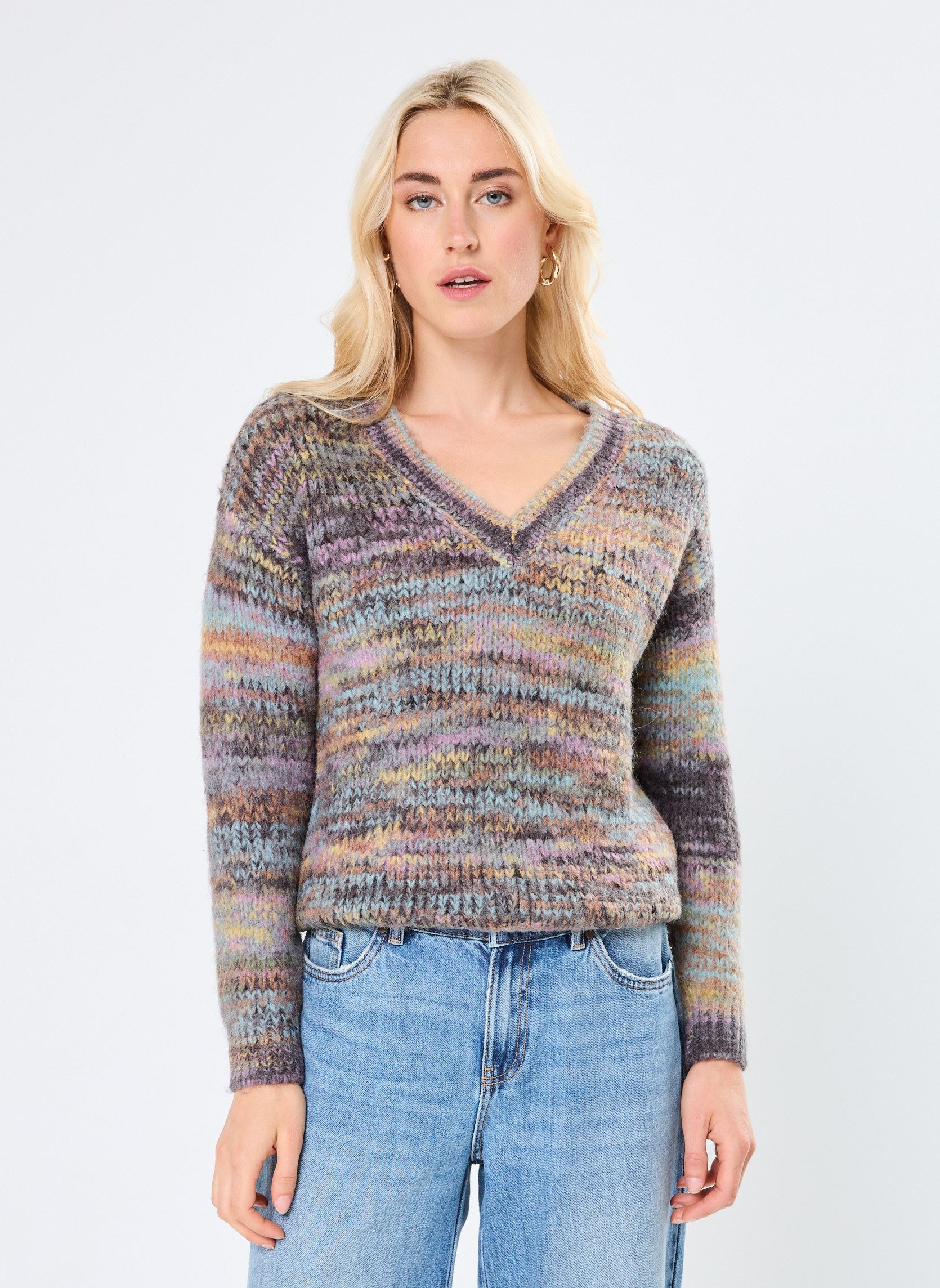 Pullover LADIES KNITTED SWEATER damen grau Molly Bracken Pullover LADIES KNITTED SWEATER damen grau GREY