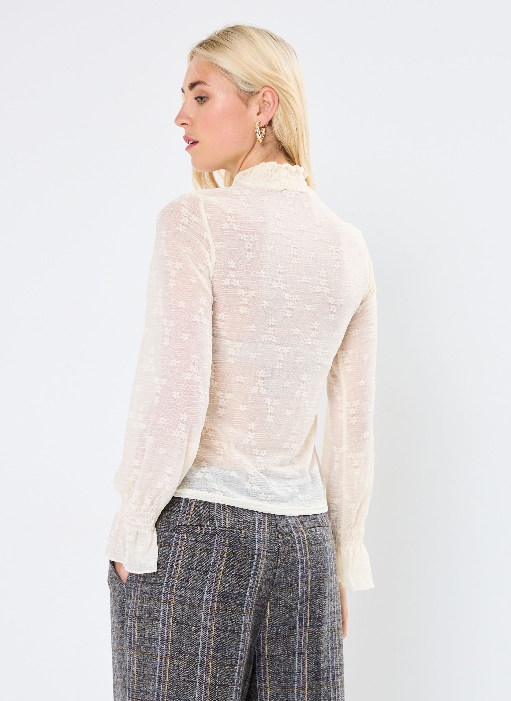 Pullover LADIES KNITTED UNDERSWEATER damen weiß Molly Bracken Pullover LADIES KNITTED UNDERSWEATER damen weiß OFFWHITE