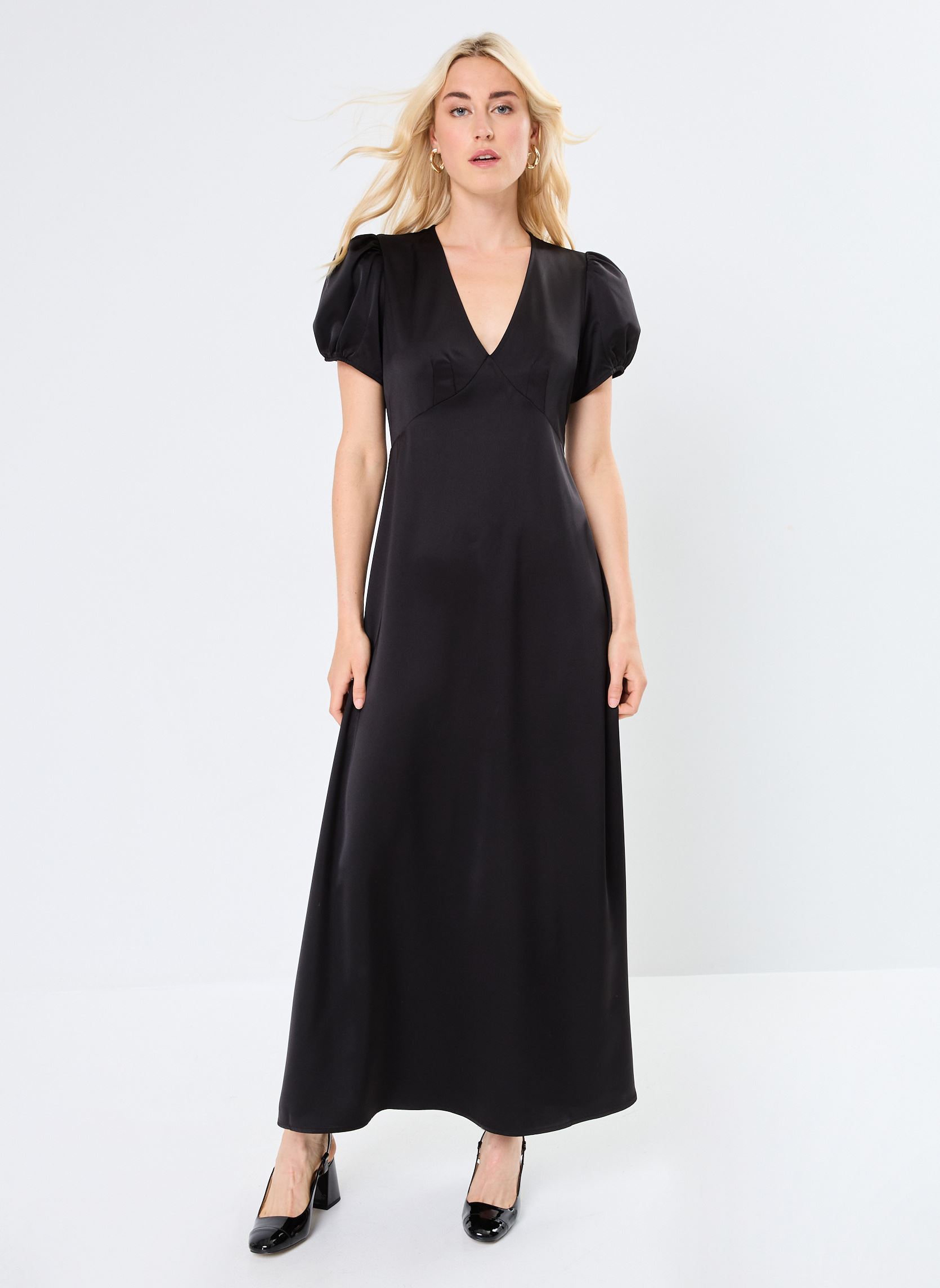 Robes LADIES WOVEN DRESS femme noir Molly Bracken Robes LADIES WOVEN DRESS femme noir BLACK