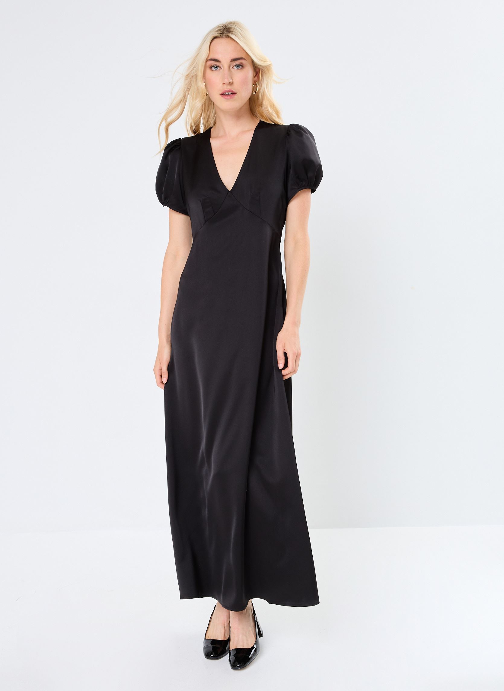 Robes LADIES WOVEN DRESS femme noir Molly Bracken Robes LADIES WOVEN DRESS femme noir BLACK