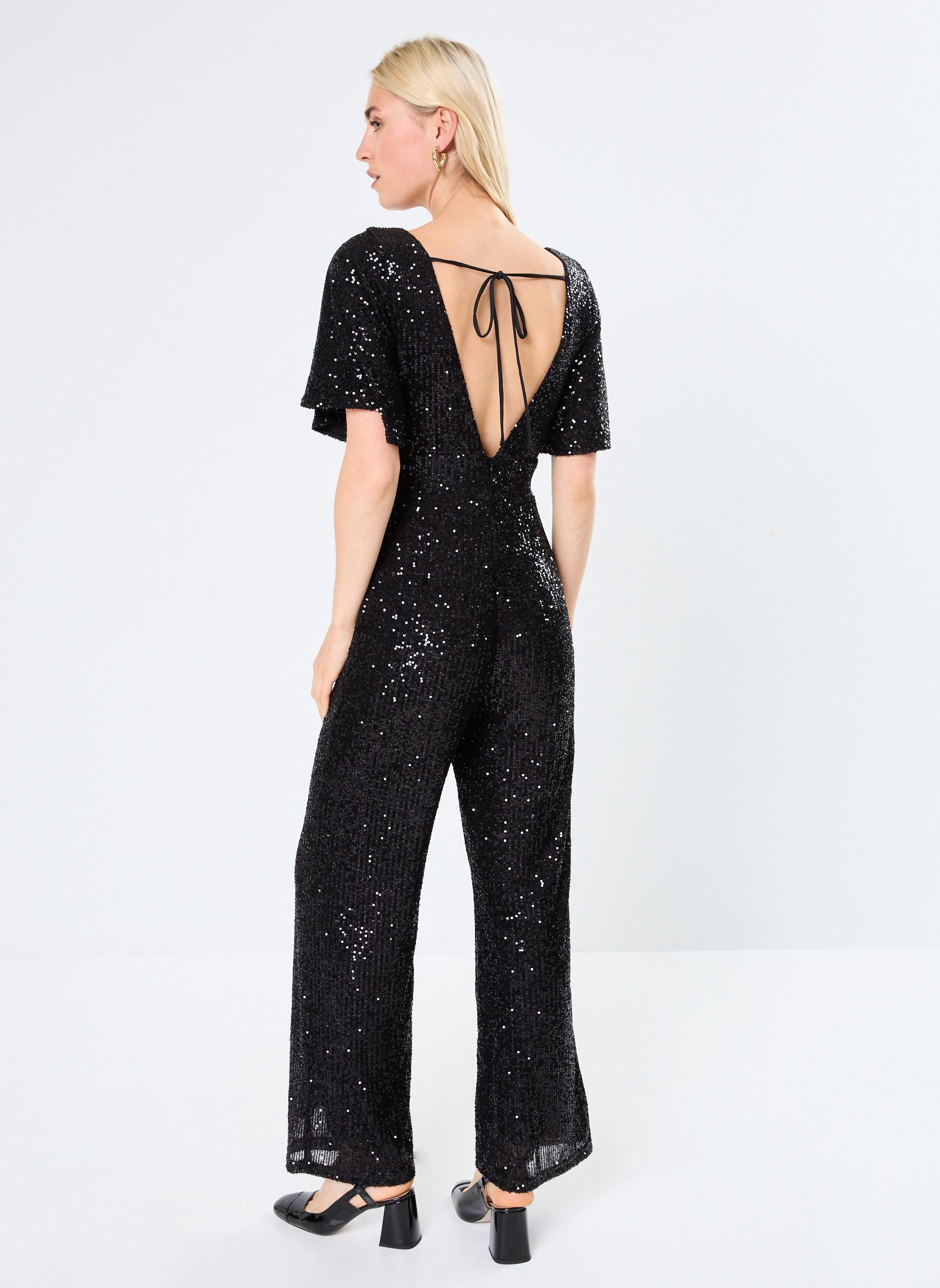 Combinaisons pantalon LADIES KNITTED JUMPSUIT femme noir Molly Bracken Combinaisons pantalon LADIES KNITTED JUMPSUIT femme noir BLACK