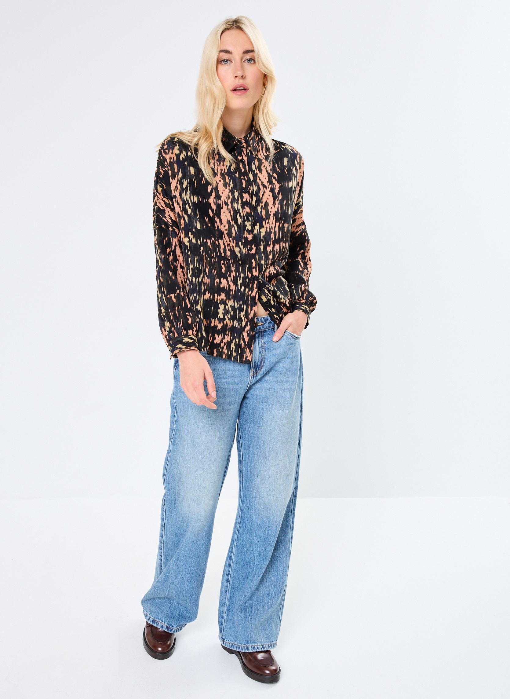 Langarm-Hemden LADIES WOVEN SHIRT damen mehrfarbig Molly Bracken Langarm-Hemden LADIES WOVEN SHIRT damen mehrfarbig KHAKI LOONA