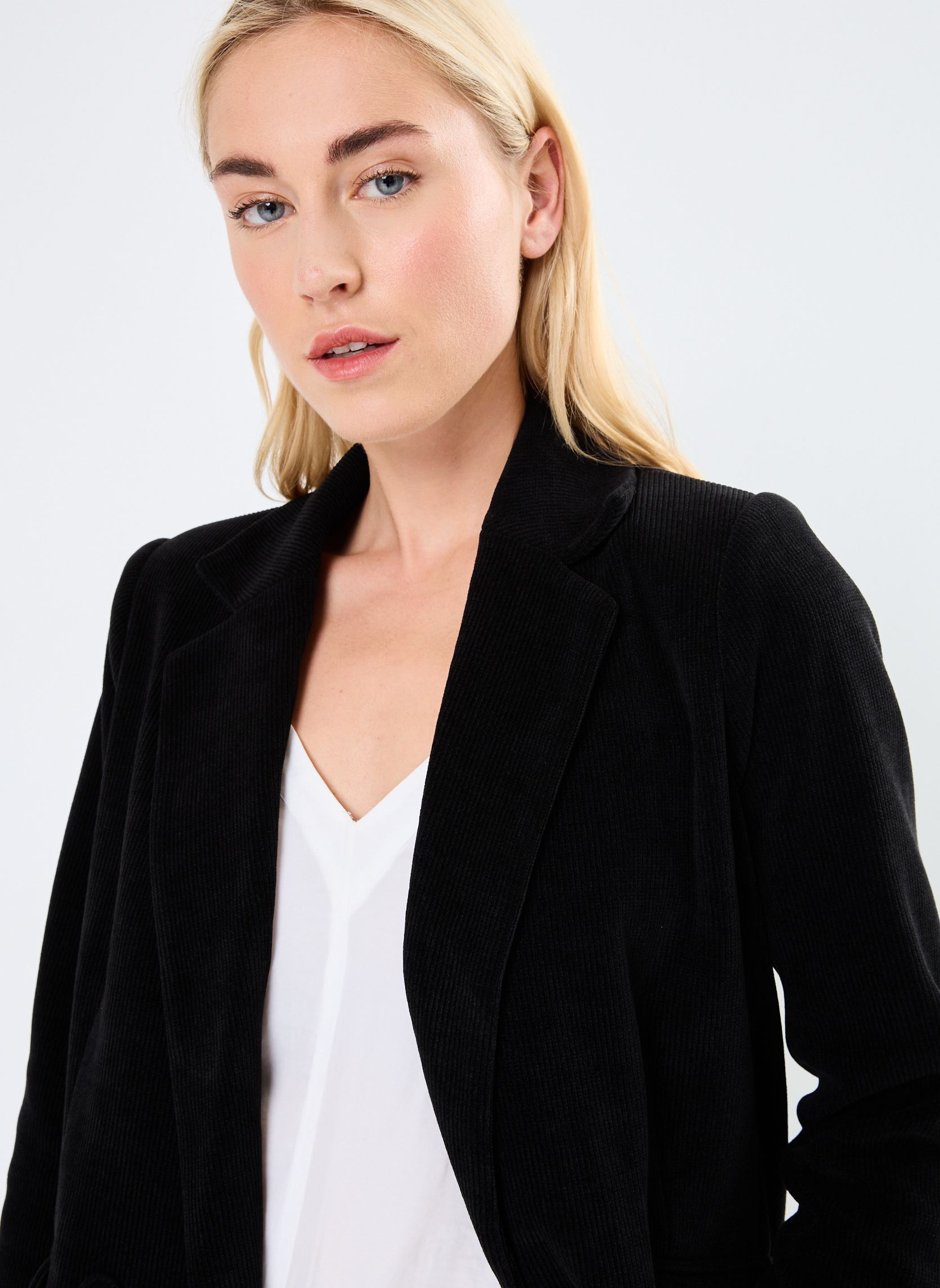 Vestes de blazer LADIES WOVEN ALL BLACK BLAZER femme noir Molly Bracken Vestes de blazer LADIES WOVEN ALL BLACK BLAZER femme noir BLACK