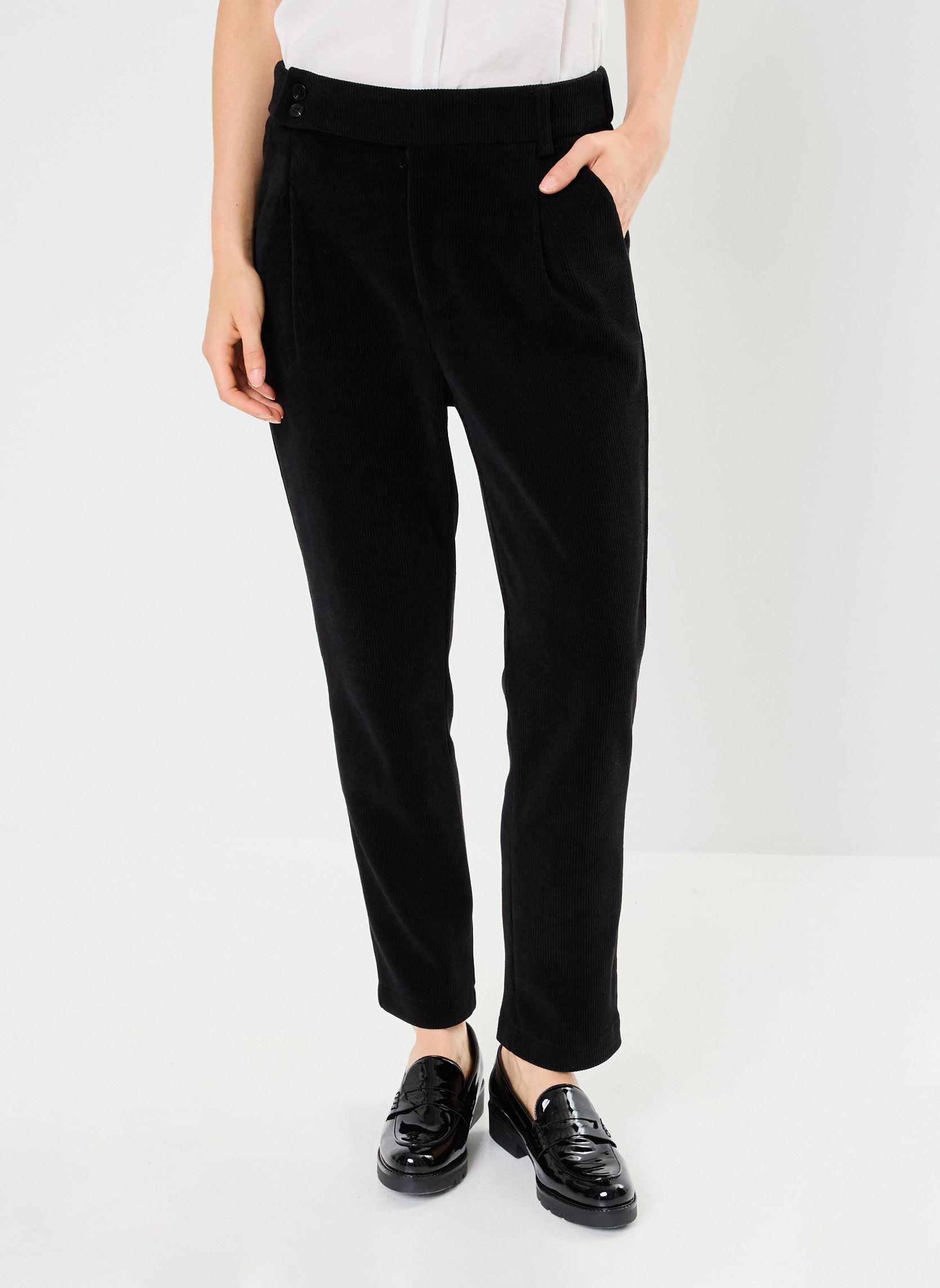 Pantalons slim LADIES WOVEN SLIM PANTS femme noir Molly Bracken Pantalons slim LADIES WOVEN SLIM PANTS femme noir BLACK