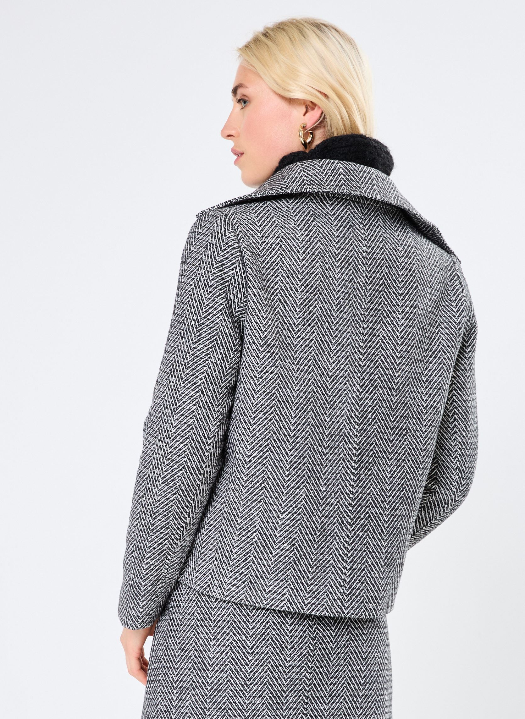 Trench-coats LADIES WOVEN SHORT COAT femme noir Molly Bracken Trench-coats LADIES WOVEN SHORT COAT femme noir BLACK