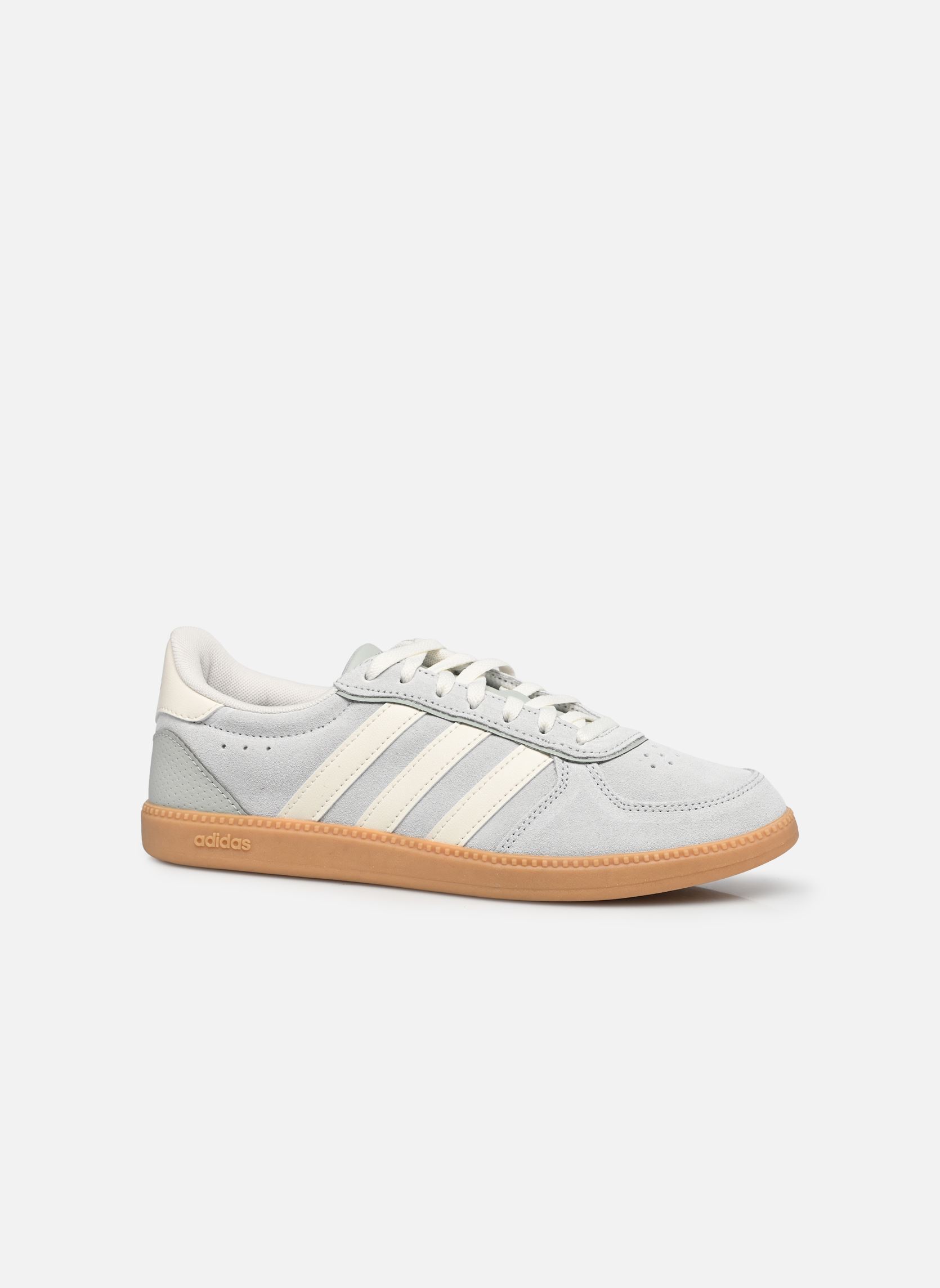 Baskets basses BREAKNET SLEEK femme gris adidas sportswear Baskets basses BREAKNET SLEEK femme gris WONDER SILVER