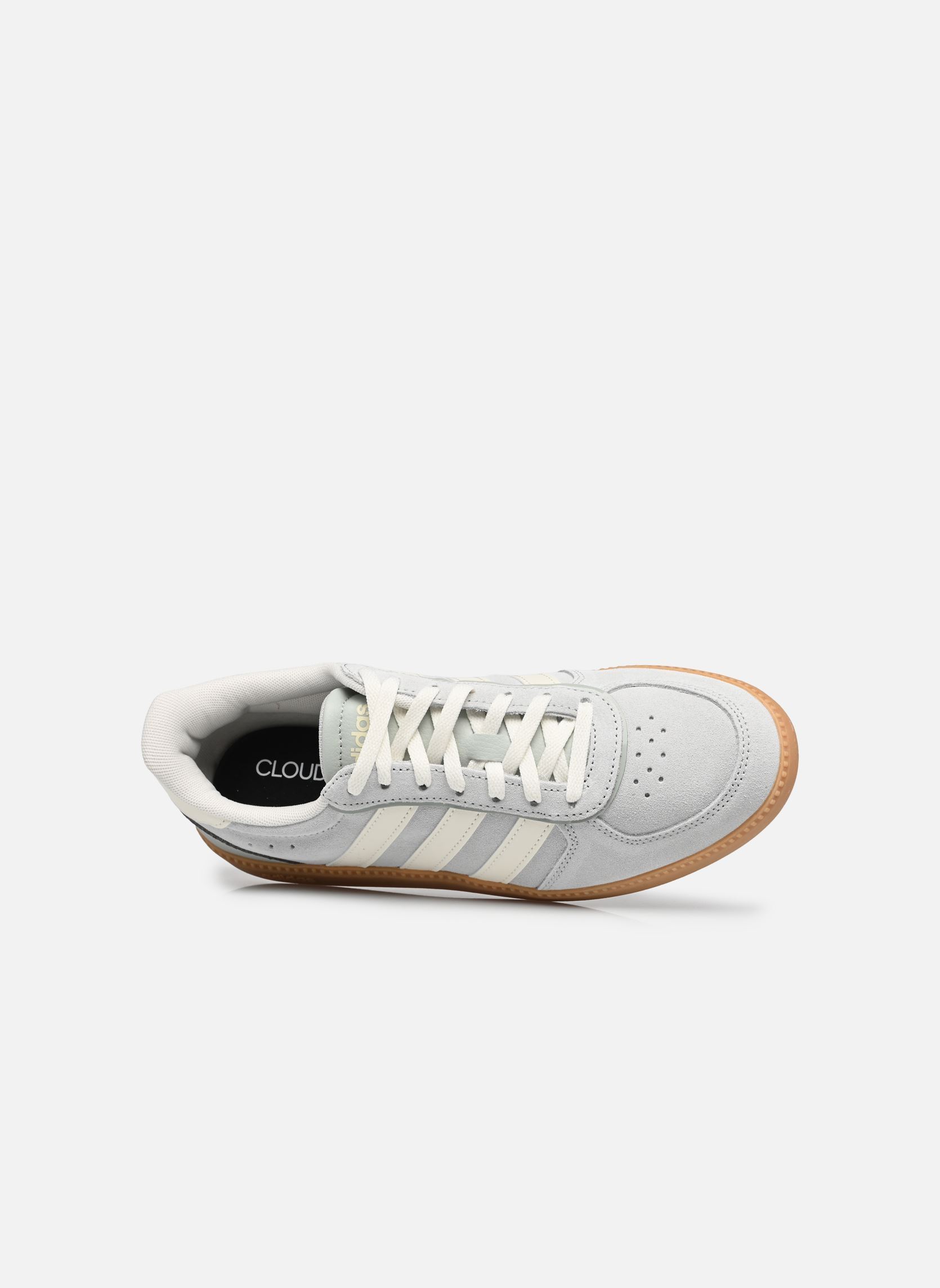 Baskets basses BREAKNET SLEEK femme gris adidas sportswear Baskets basses BREAKNET SLEEK femme gris WONDER SILVER