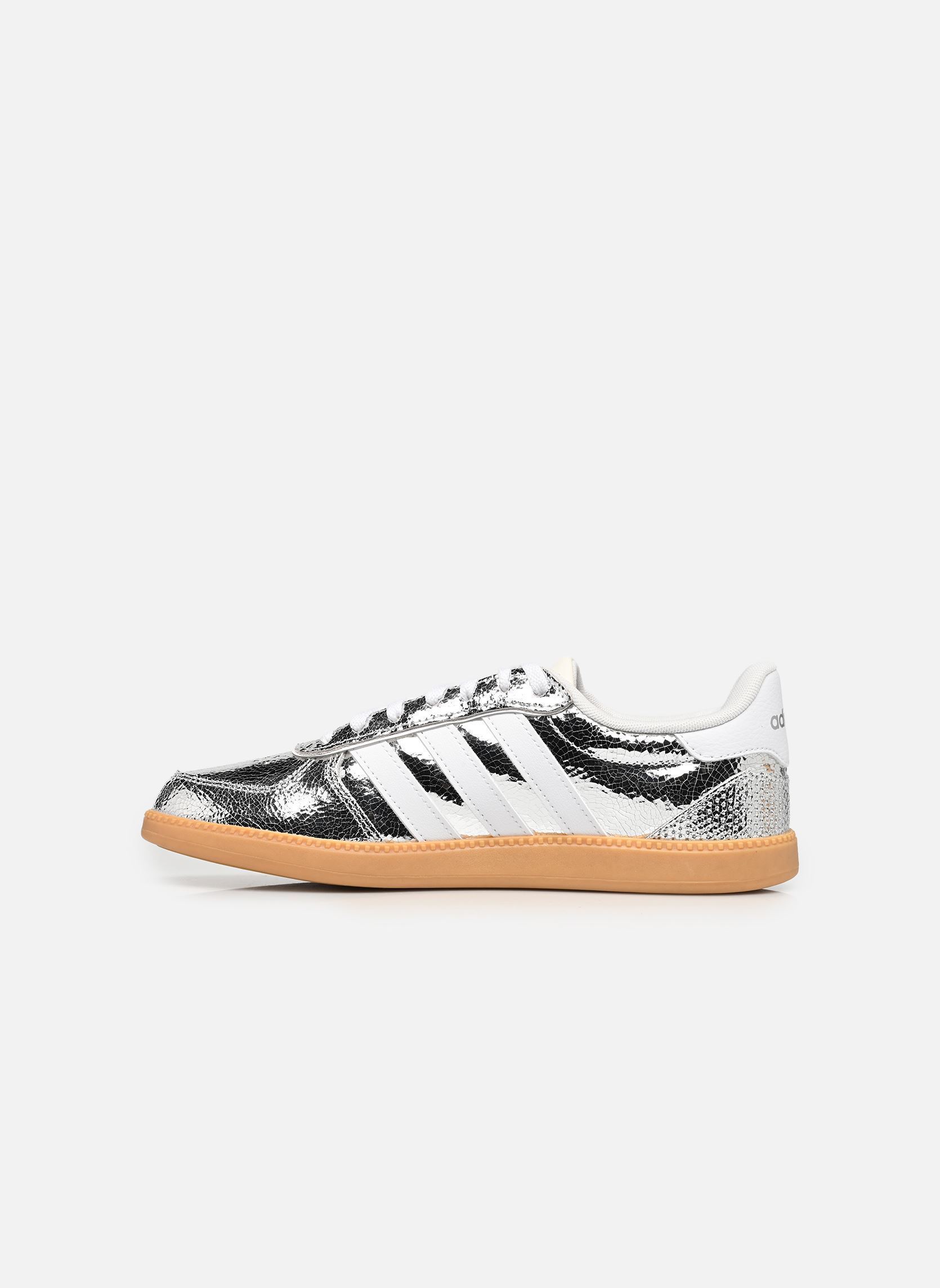Baskets BREAKNET SLEEK femme argent adidas sportswear Baskets BREAKNET SLEEK femme argent SILVER MET.