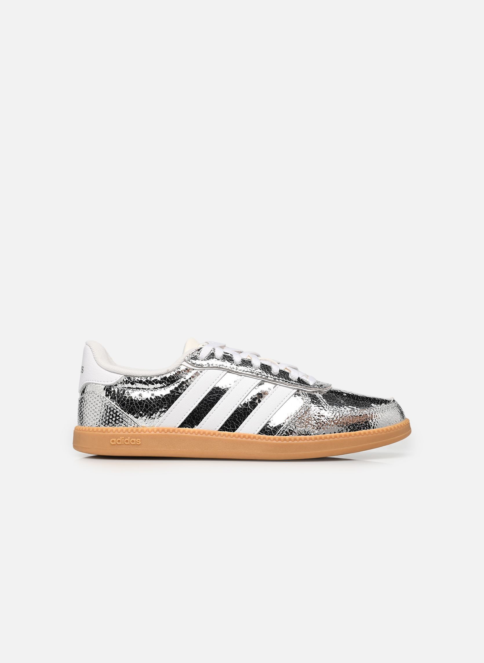 Baskets BREAKNET SLEEK femme argent adidas sportswear Baskets BREAKNET SLEEK femme argent SILVER MET.
