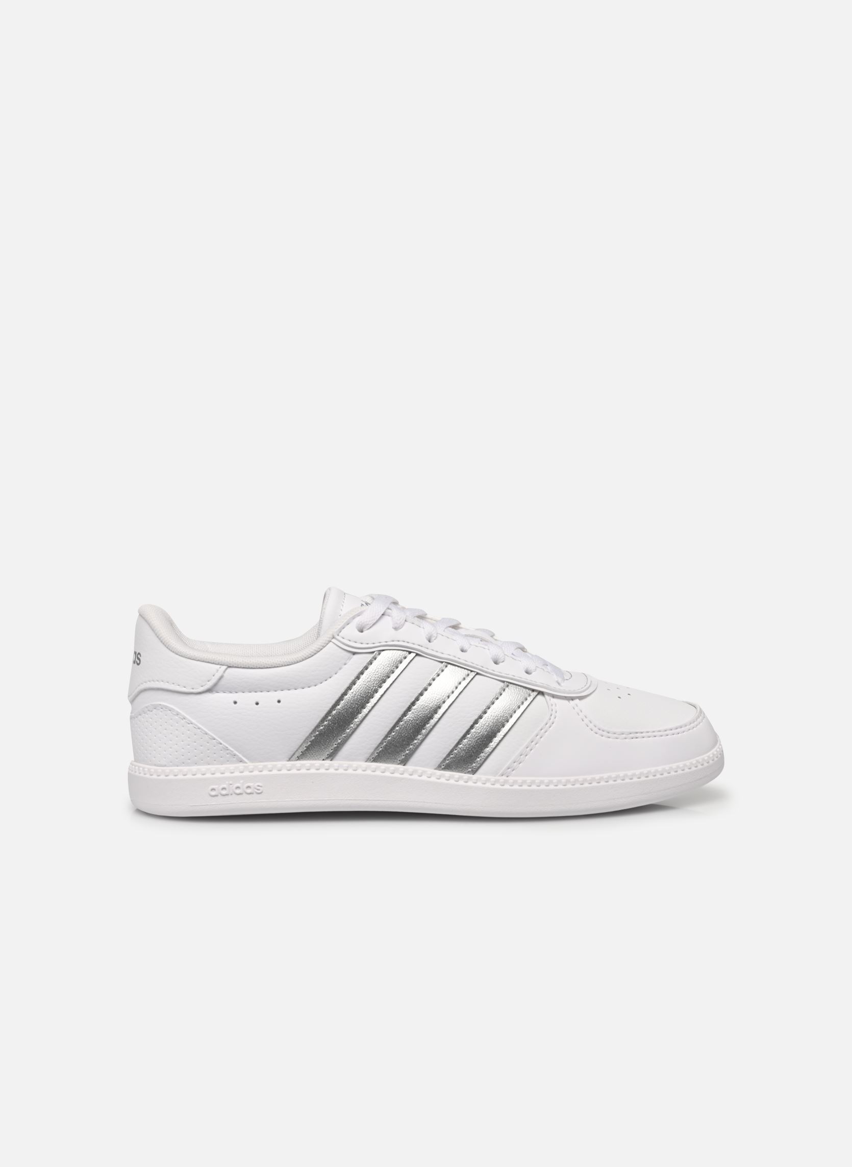 Sneaker BREAKNET SLEEK damen silber adidas sportswear Sneaker BREAKNET SLEEK damen silber FTWWHT/SILVMT/FTWWHT