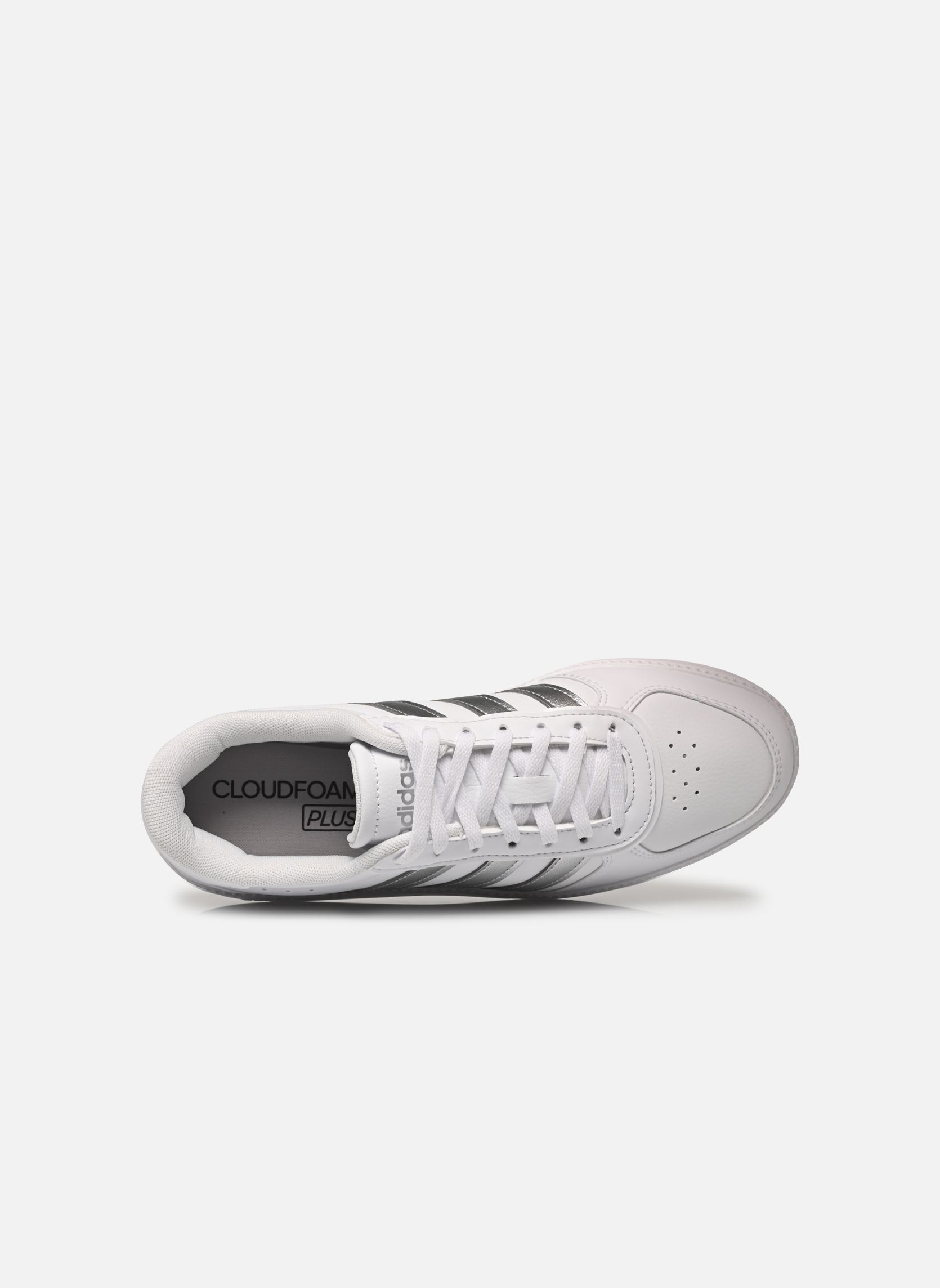 Sneaker BREAKNET SLEEK damen silber adidas sportswear Sneaker BREAKNET SLEEK damen silber FTWWHT/SILVMT/FTWWHT