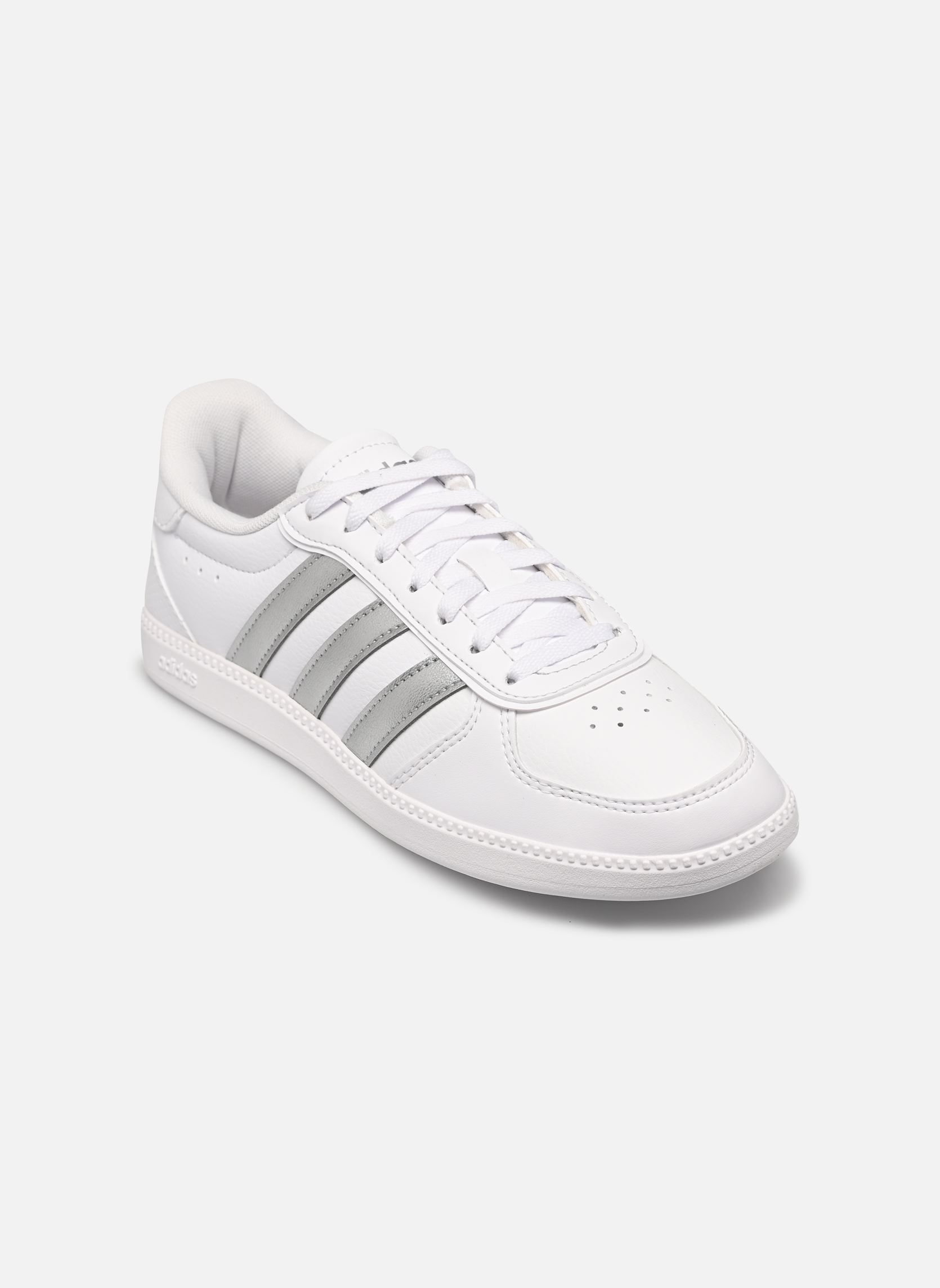 Sneaker BREAKNET SLEEK damen silber adidas sportswear Sneaker BREAKNET SLEEK damen silber FTWWHT/SILVMT/FTWWHT