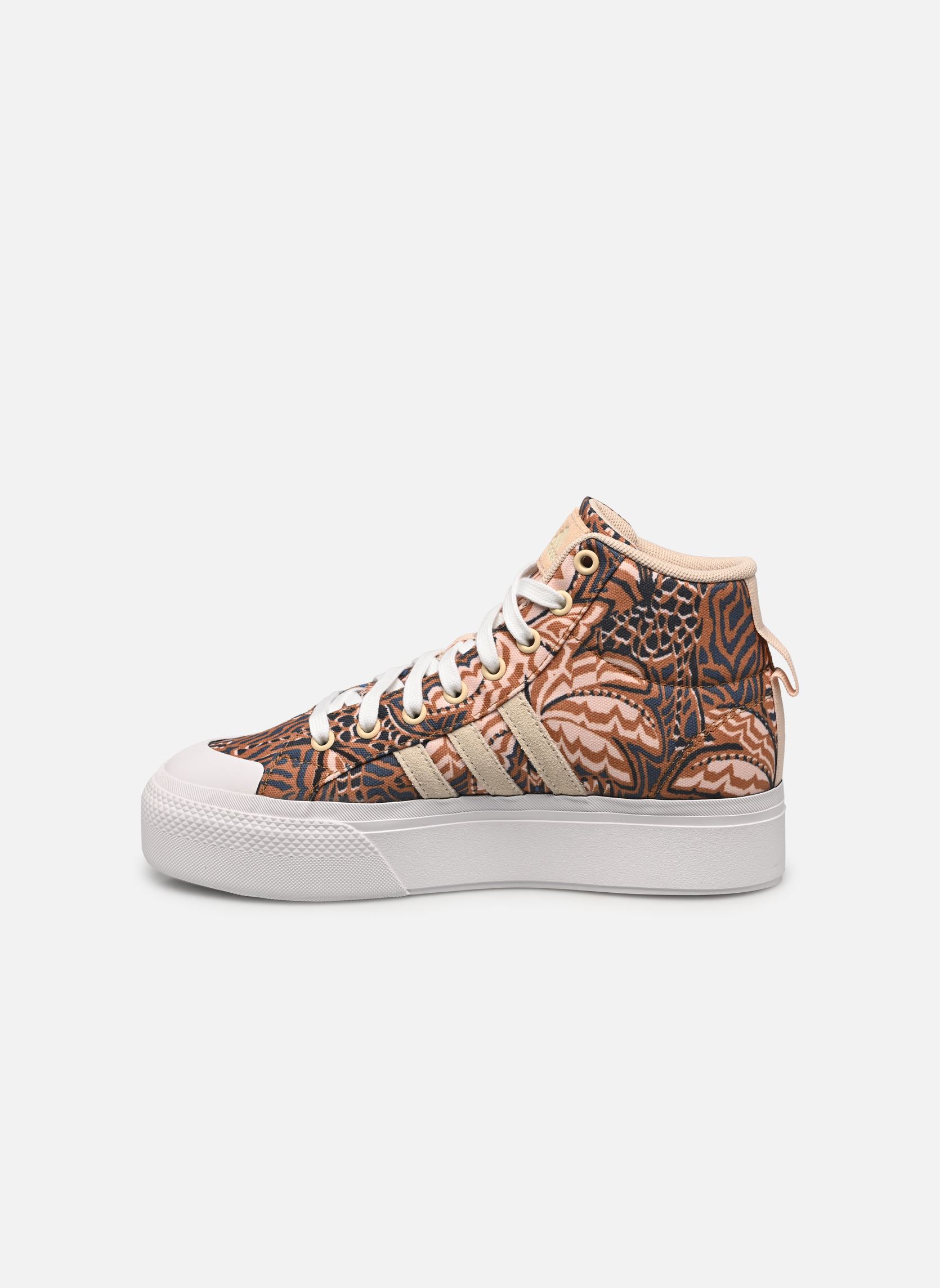 Leinen-Sneaker Bravada 2.0 Mid Pla damen braun adidas sportswear Leinen-Sneaker Bravada 2.0 Mid Pla damen braun SABCRI/BLACRE/FTWBLA