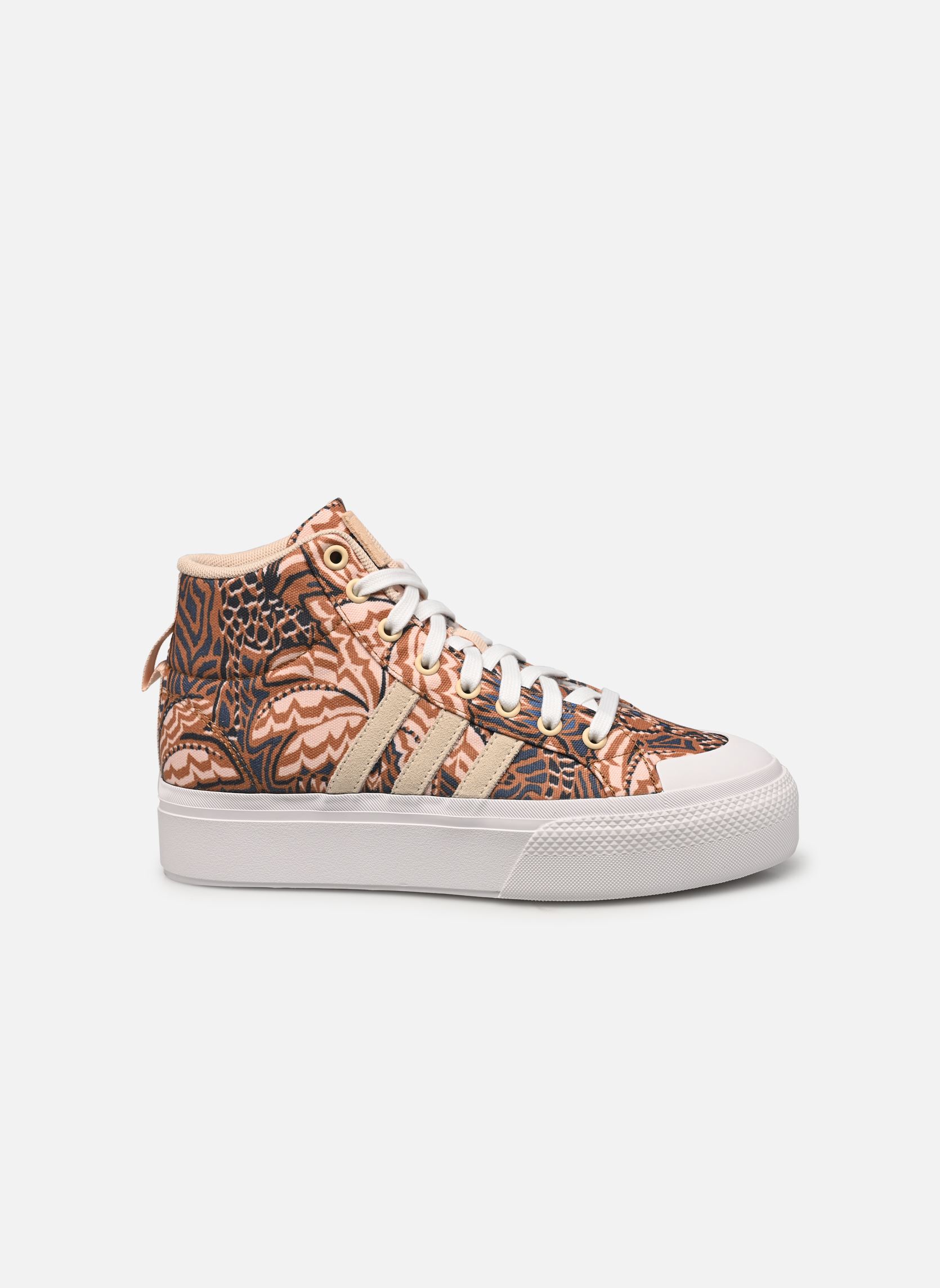 Leinen-Sneaker Bravada 2.0 Mid Pla damen braun adidas sportswear Leinen-Sneaker Bravada 2.0 Mid Pla damen braun SABCRI/BLACRE/FTWBLA