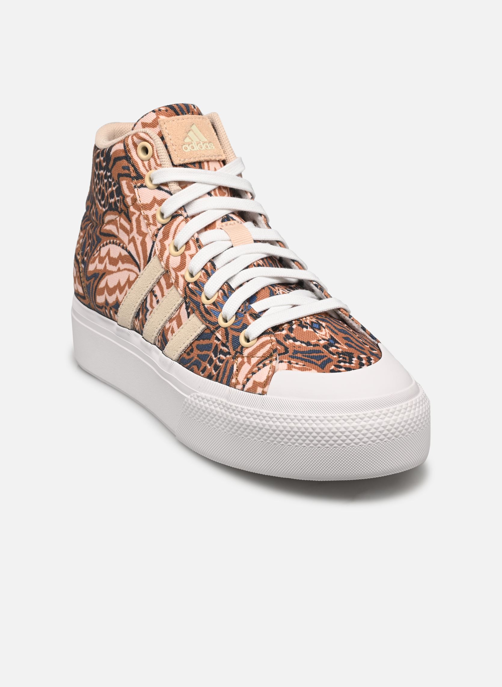 Leinen-Sneaker Bravada 2.0 Mid Pla damen braun adidas sportswear Leinen-Sneaker Bravada 2.0 Mid Pla damen braun SABCRI/BLACRE/FTWBLA