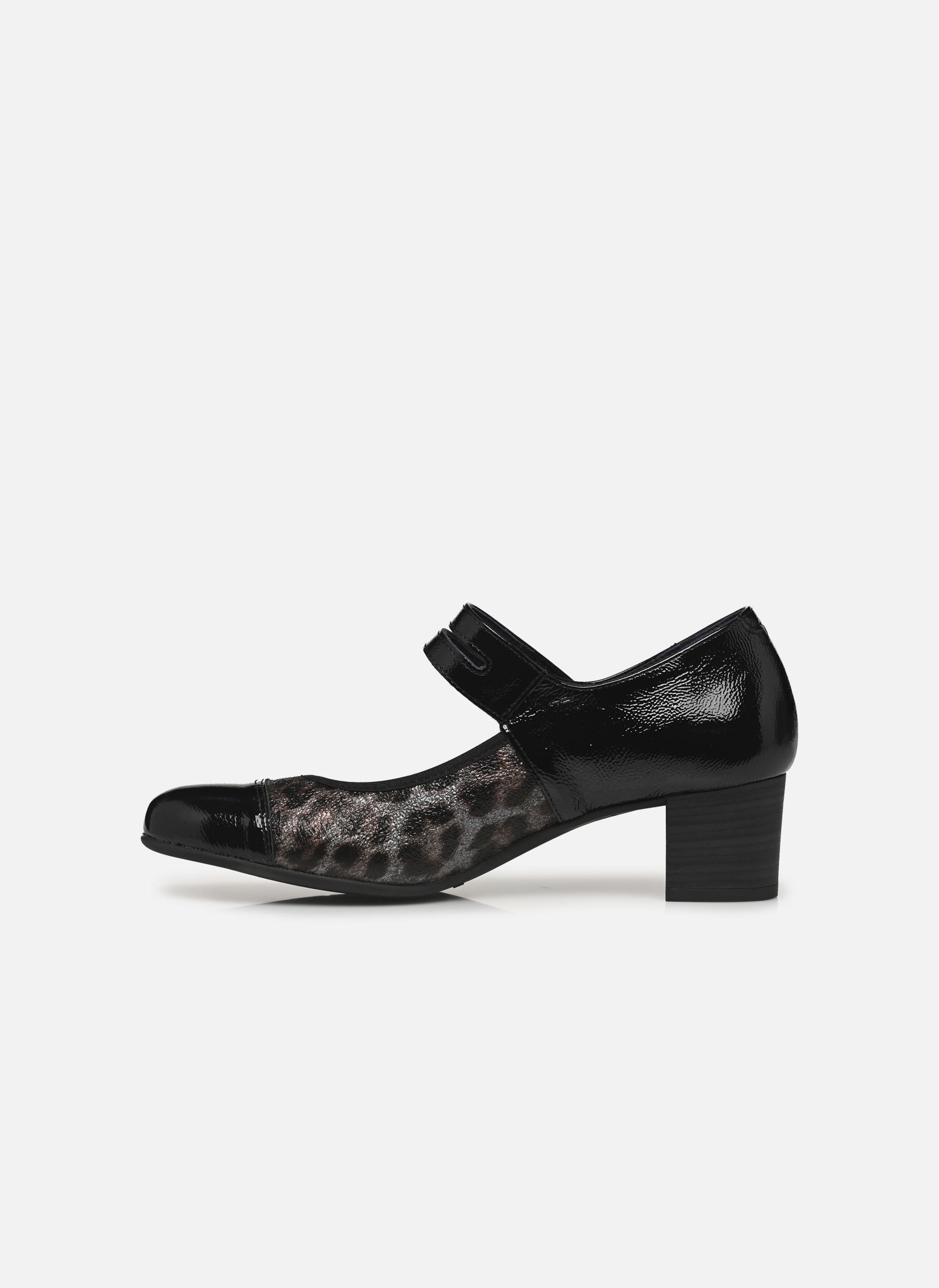 Escarpins à brides GEMINIS D8637 femme noir Dorking Escarpins à brides GEMINIS D8637 femme noir YAUNDE+NAPLAK ACERO +NEGRO