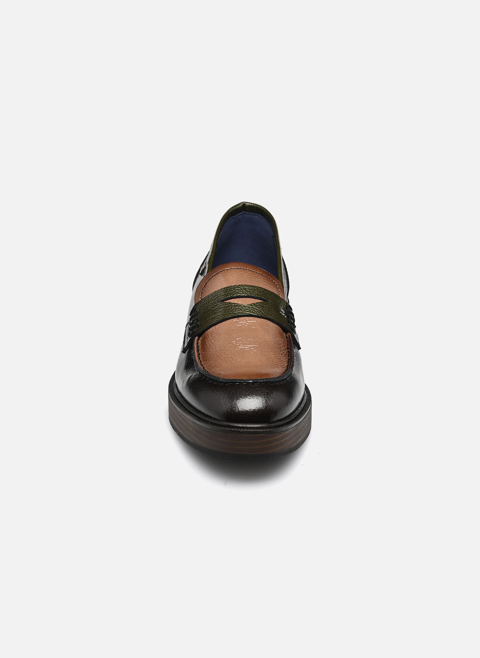 Mocassins IDALY D9380 femme multicolore Dorking Mocassins IDALY D9380 femme multicolore ROCK+NAPLAK+ROCK GRAFITO +MARM