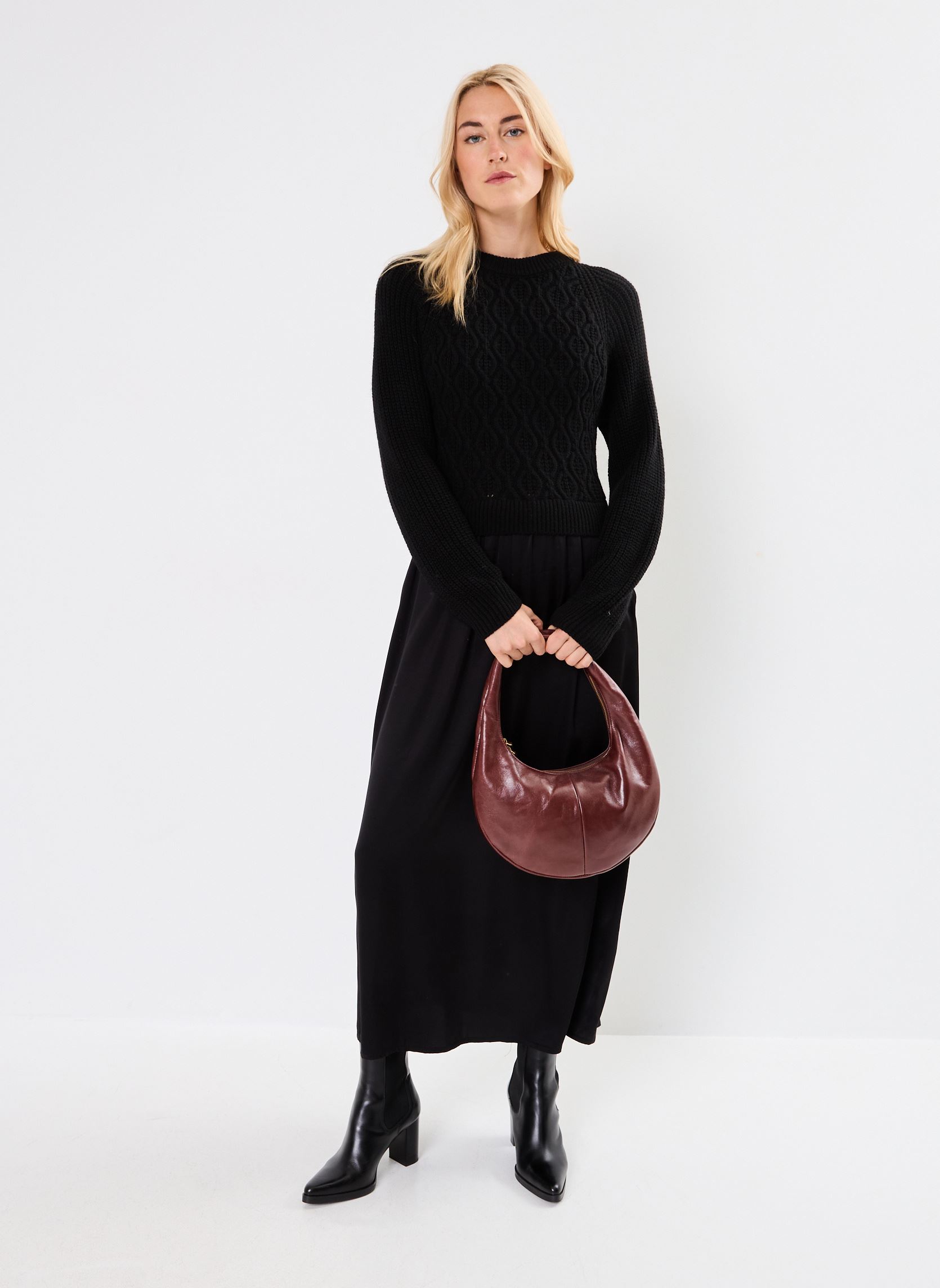 Lange jurken HI-RO-CELESTE dames zwart Humility Lange jurken HI-RO-CELESTE dames zwart NOIR