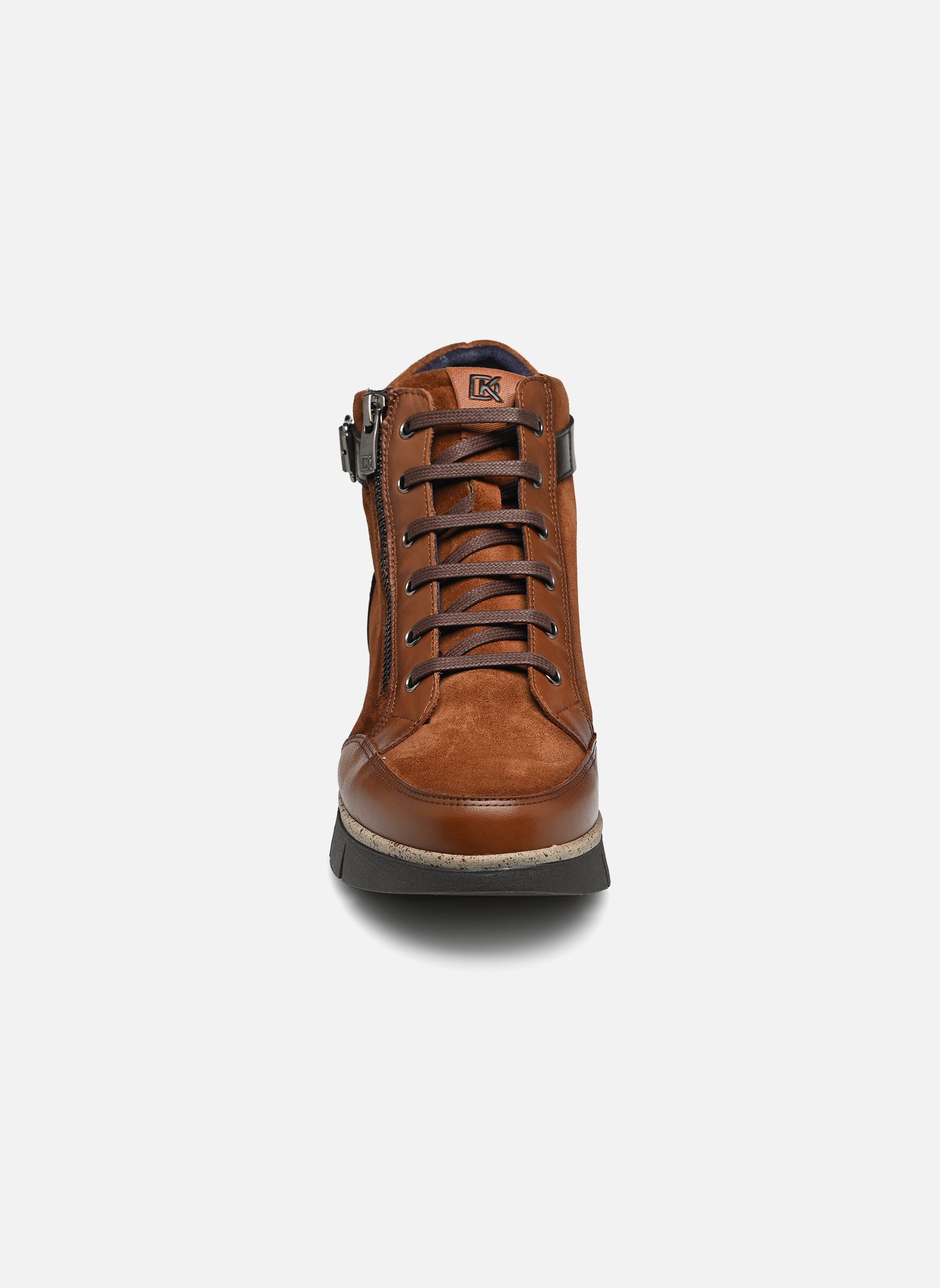 Bottines à lacets INDIA D9329 femme or et bronze Dorking Bottines à lacets INDIA D9329 femme or et bronze SUGAR+CALF+OSSID CUERO +CUERO