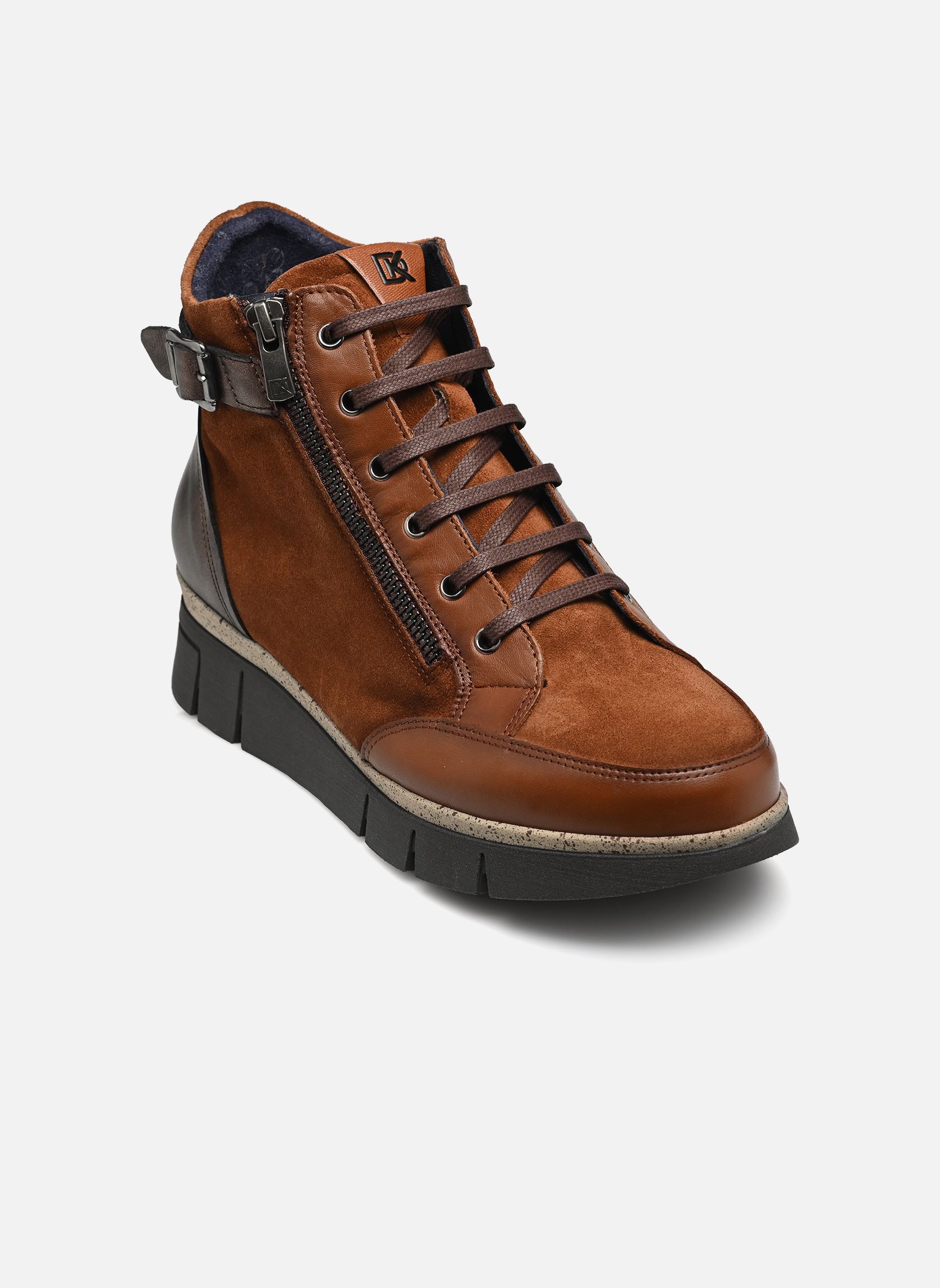 Bottines à lacets INDIA D9329 femme or et bronze Dorking Bottines à lacets INDIA D9329 femme or et bronze SUGAR+CALF+OSSID CUERO +CUERO