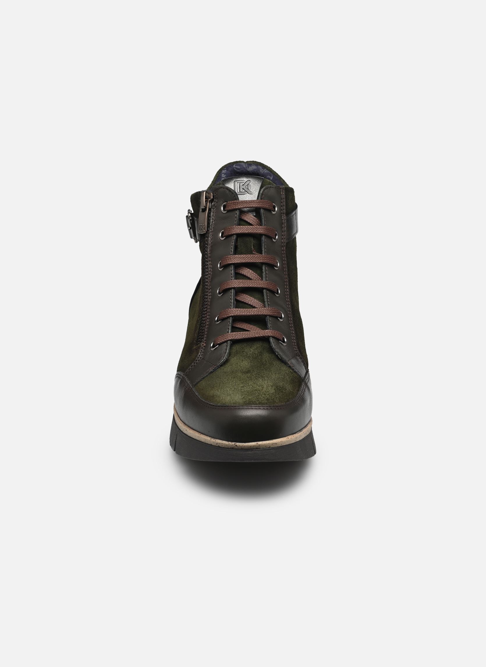 Geschnürte Stiefeletten INDIA D9329 damen grün Dorking Geschnürte Stiefeletten INDIA D9329 damen grün SUGAR+CALF+OSSID BOSQUE +BOSQU
