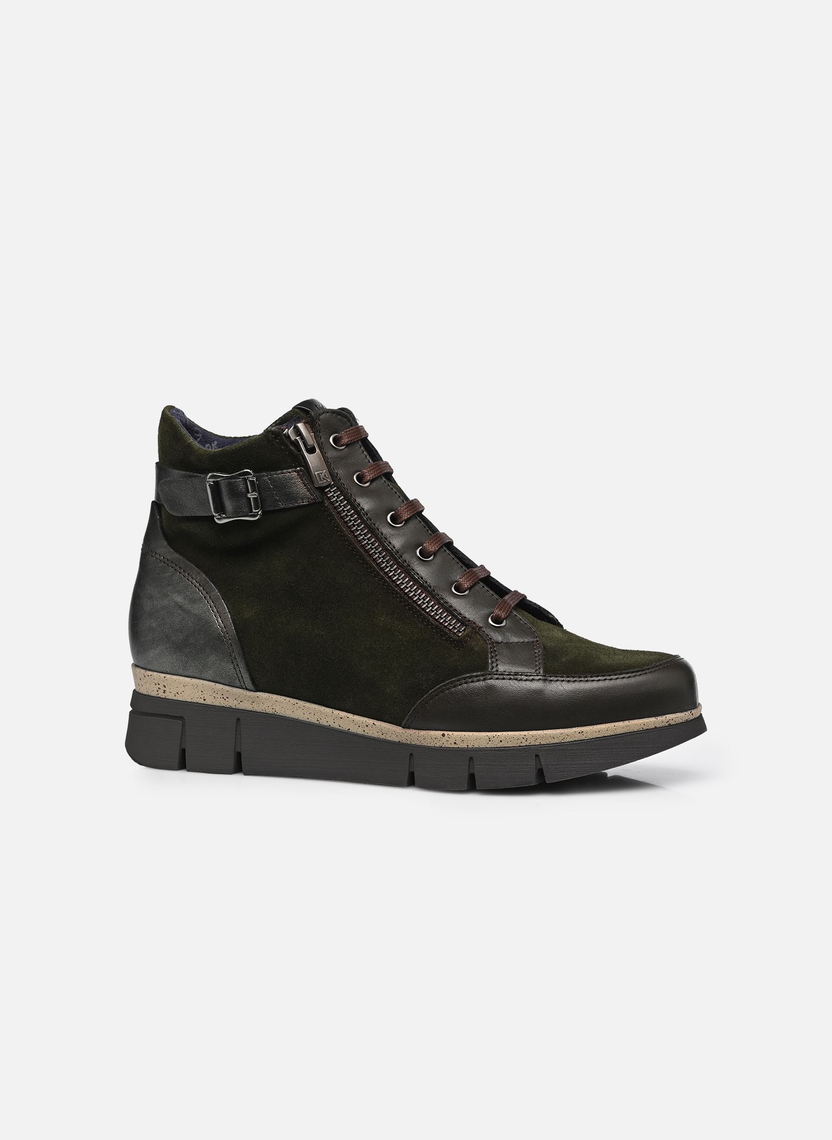Geschnürte Stiefeletten INDIA D9329 damen grün Dorking Geschnürte Stiefeletten INDIA D9329 damen grün SUGAR+CALF+OSSID BOSQUE +BOSQU
