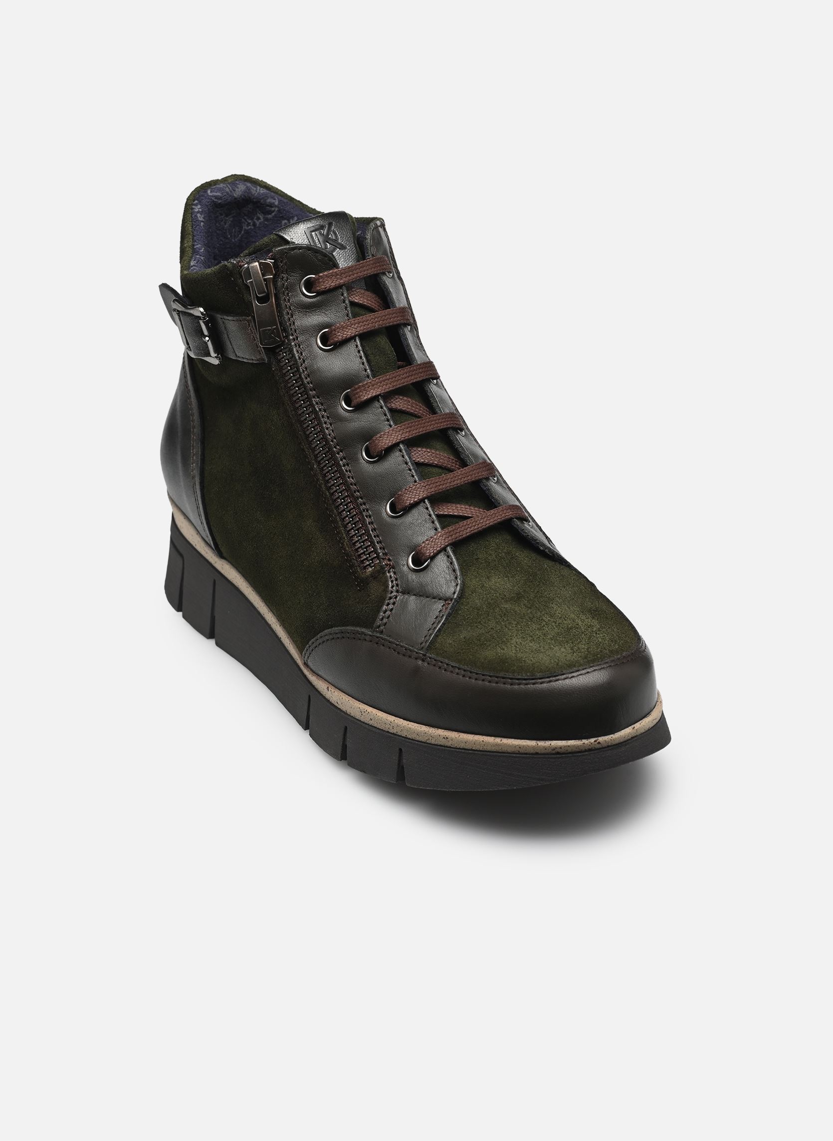 Geschnürte Stiefeletten INDIA D9329 damen grün Dorking Geschnürte Stiefeletten INDIA D9329 damen grün SUGAR+CALF+OSSID BOSQUE +BOSQU